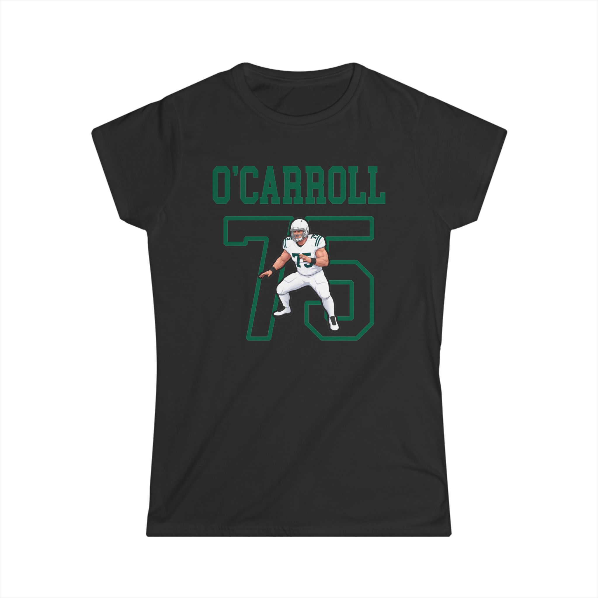 Women's Softstyle Tee — character_shirsey in Black