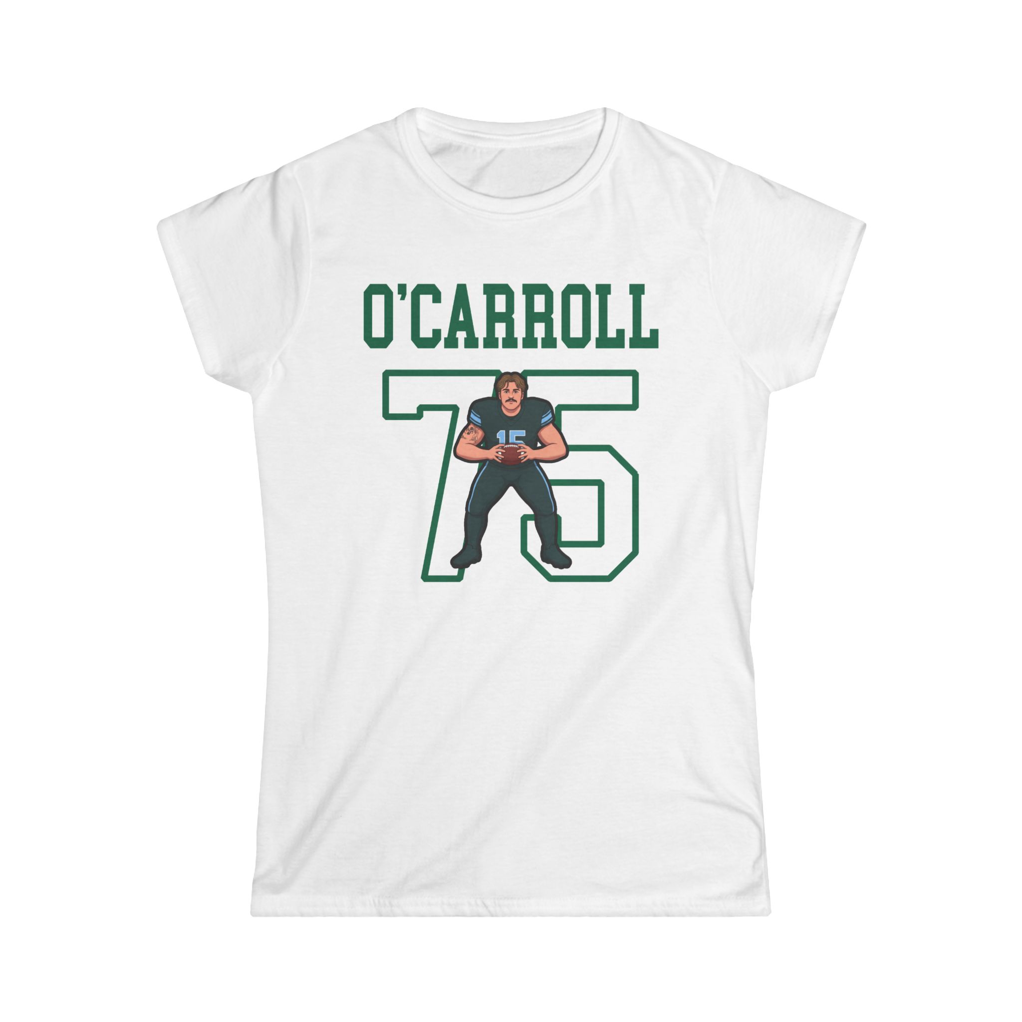 Women's Softstyle Tee — character_shirsey in White
