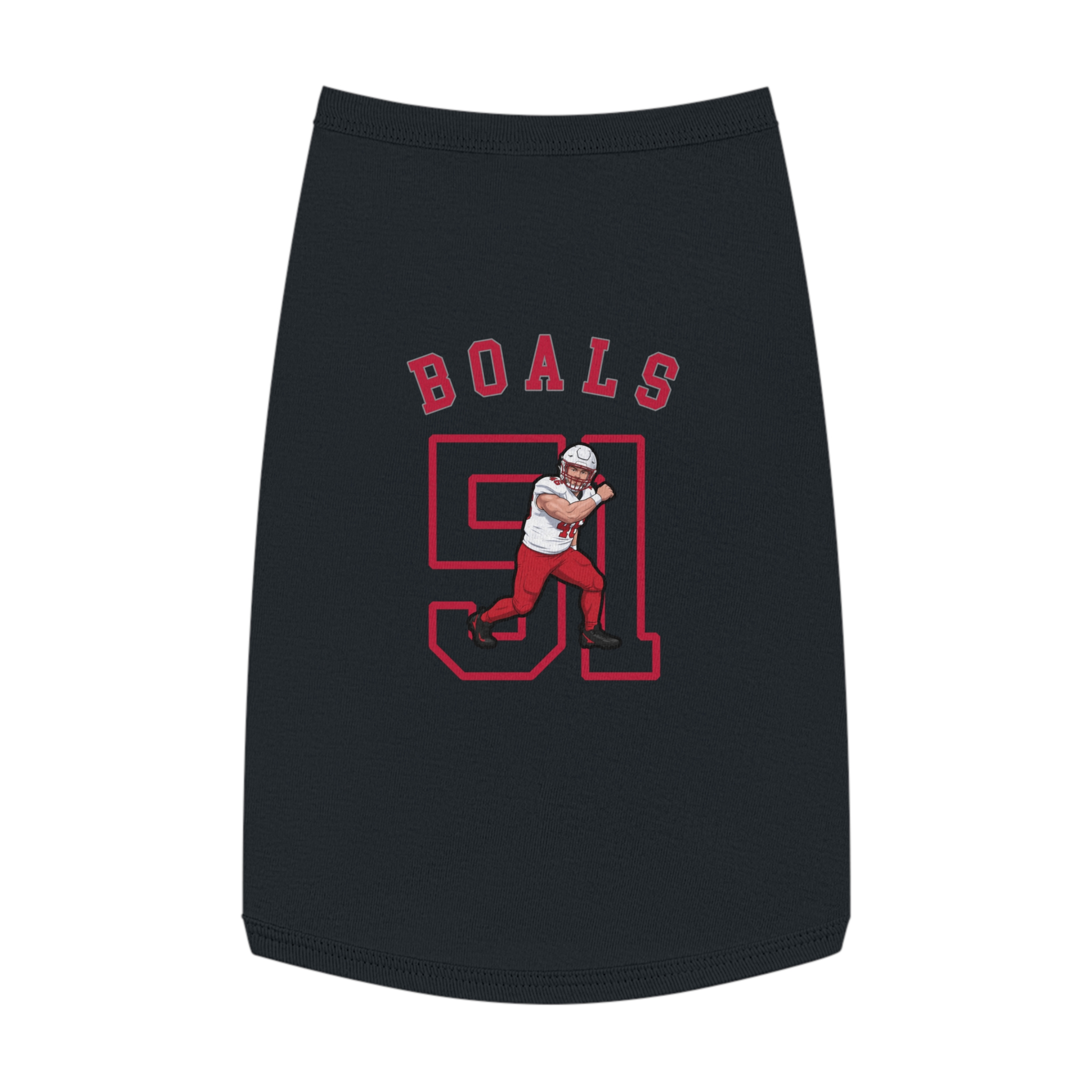 Pet Tank Top — character_shirsey_arch in White