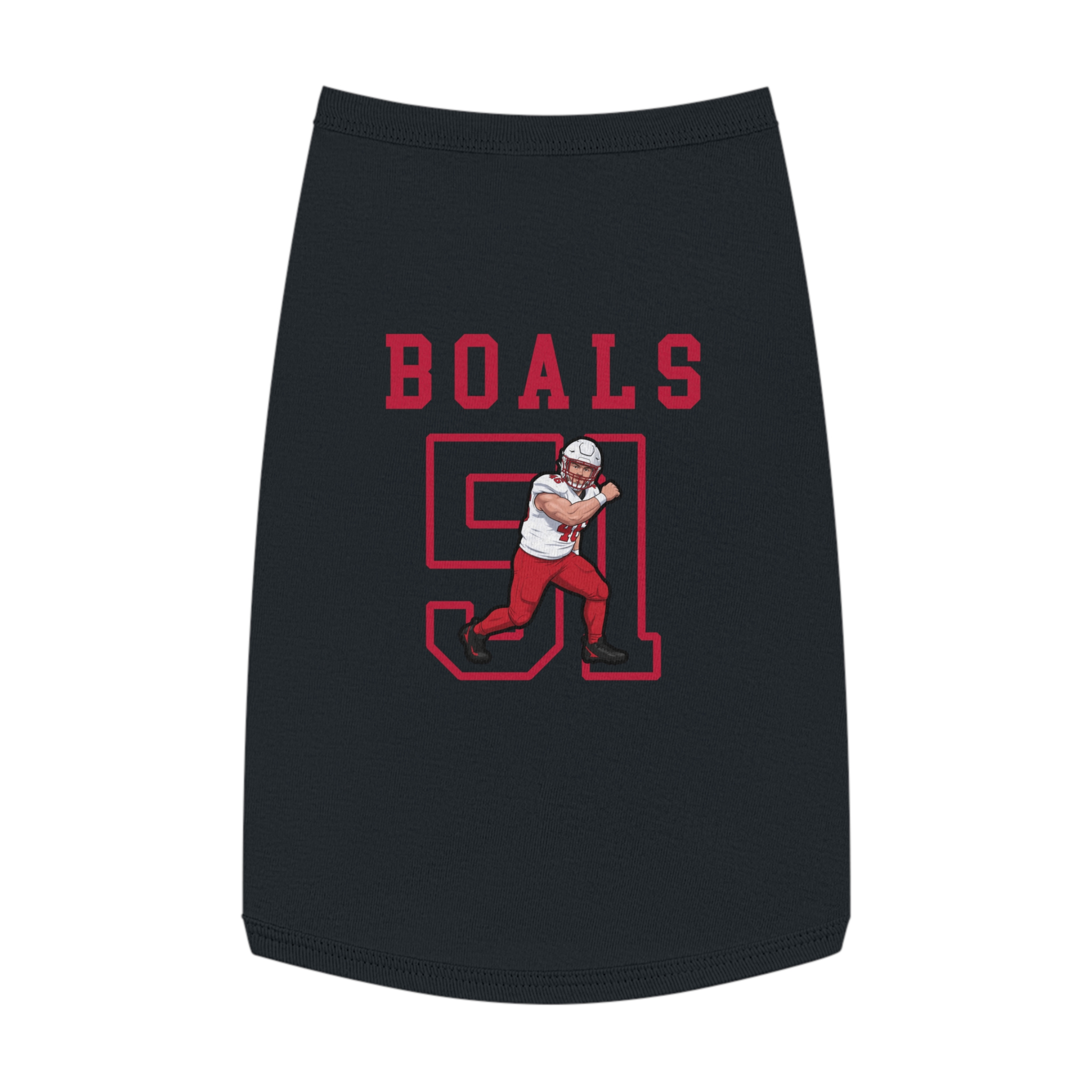 Pet Tank Top — character_shirsey in Black
