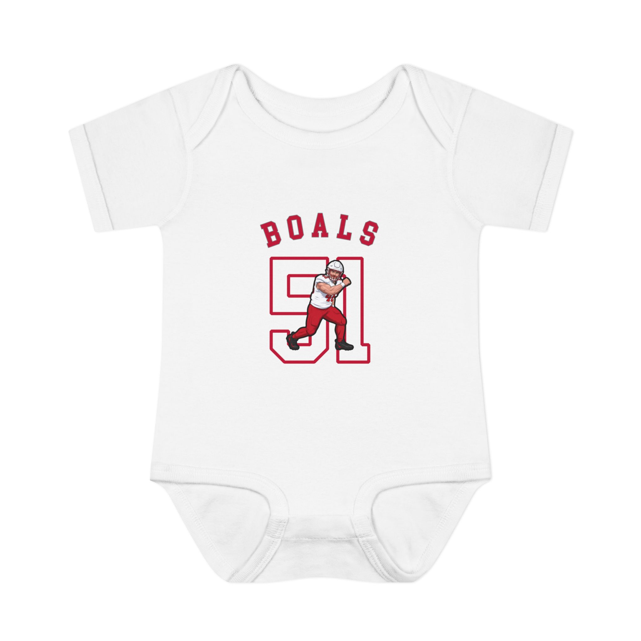 Baby Onesie — character_shirsey_arch in White