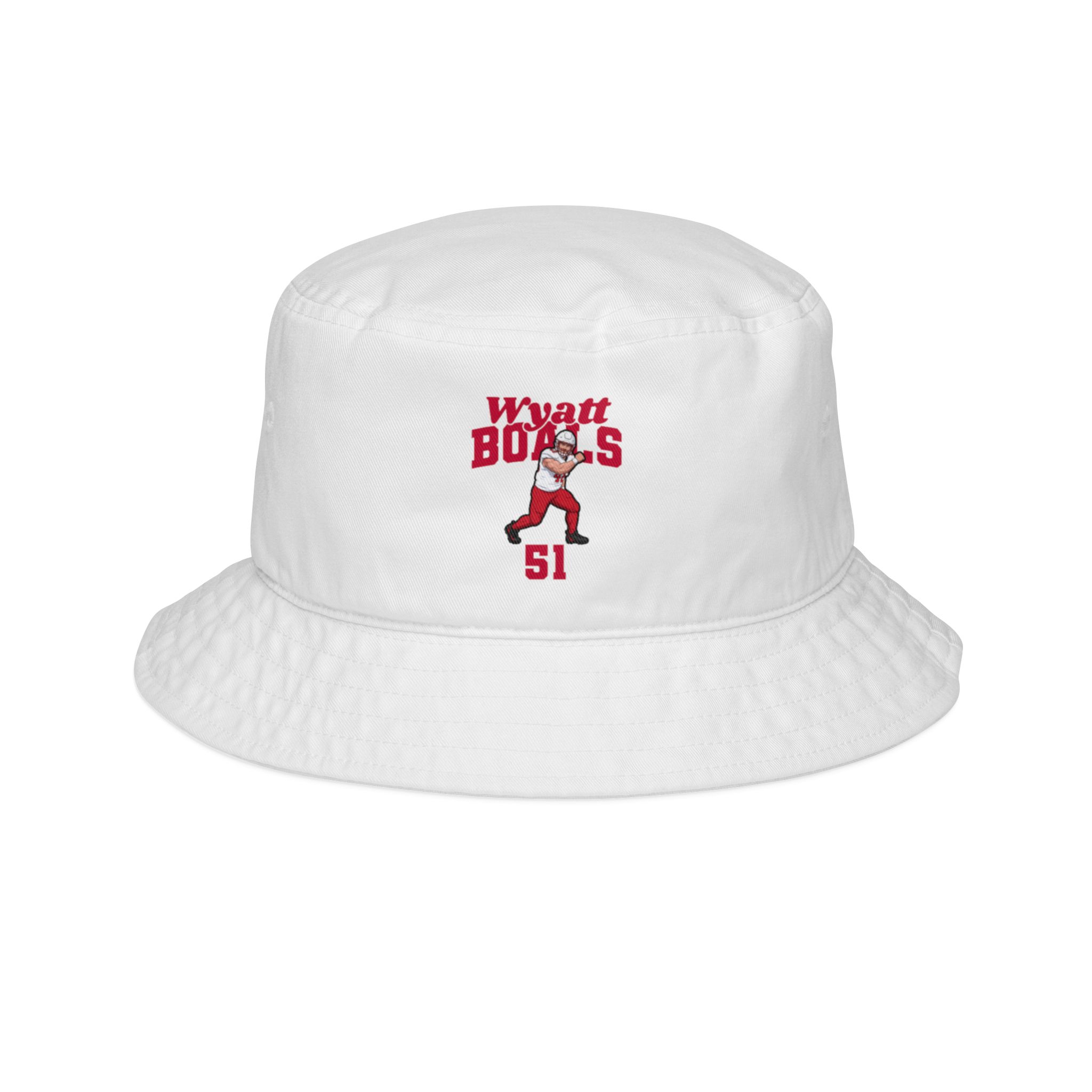 Bucket Hat — character_signature_arch in White