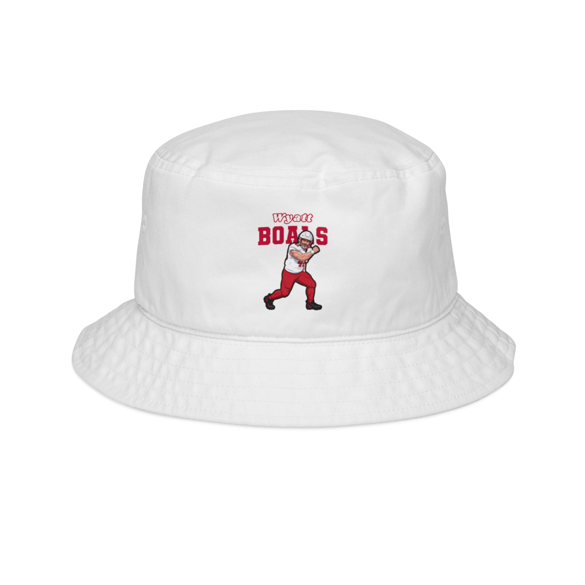 Bucket Hat — character_name_arch in White