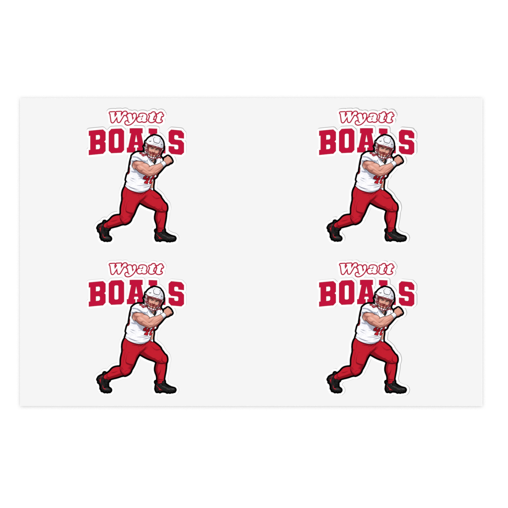 Sticker Sheet — character_name_arch in Classic