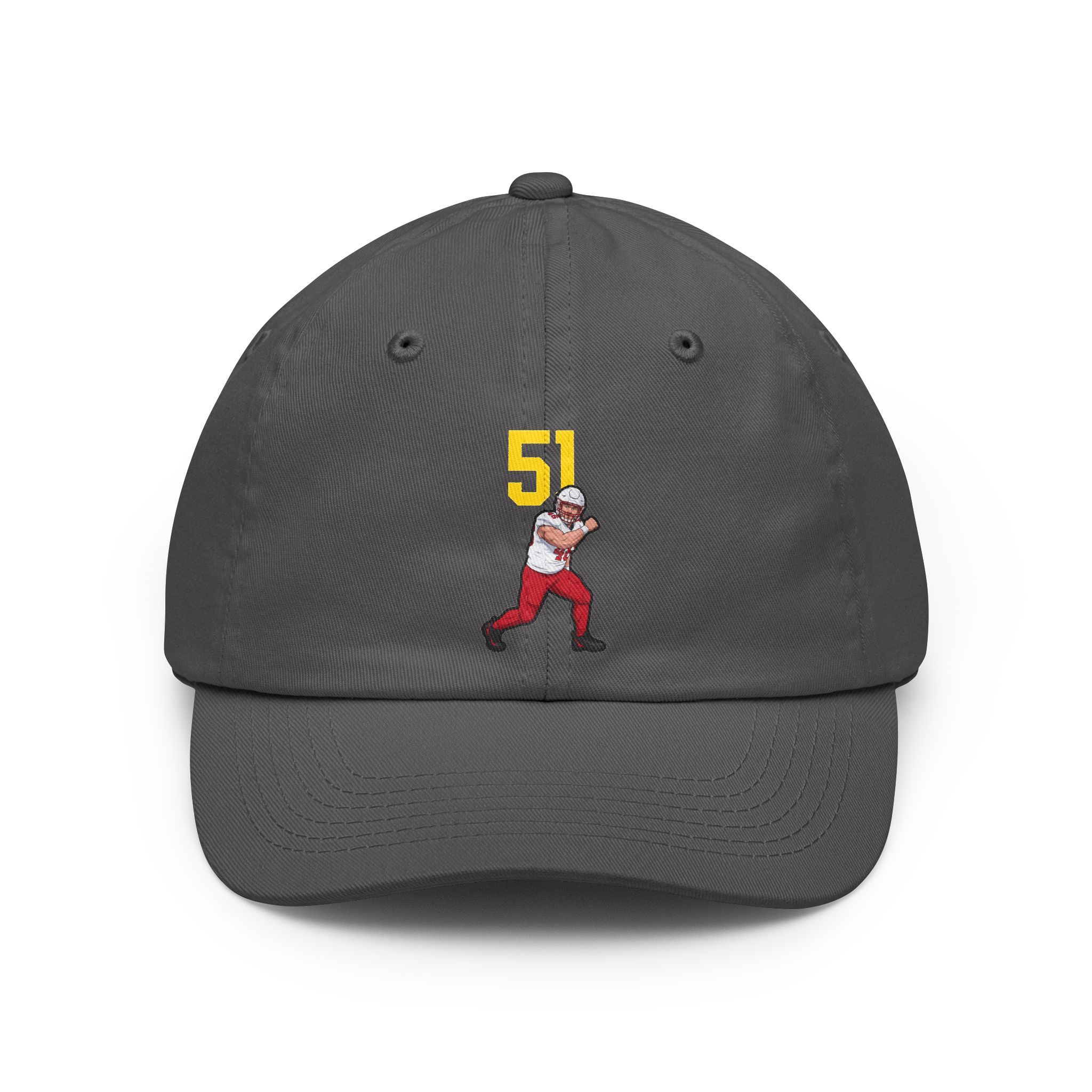 Classic Cap — character_number_top in Grey