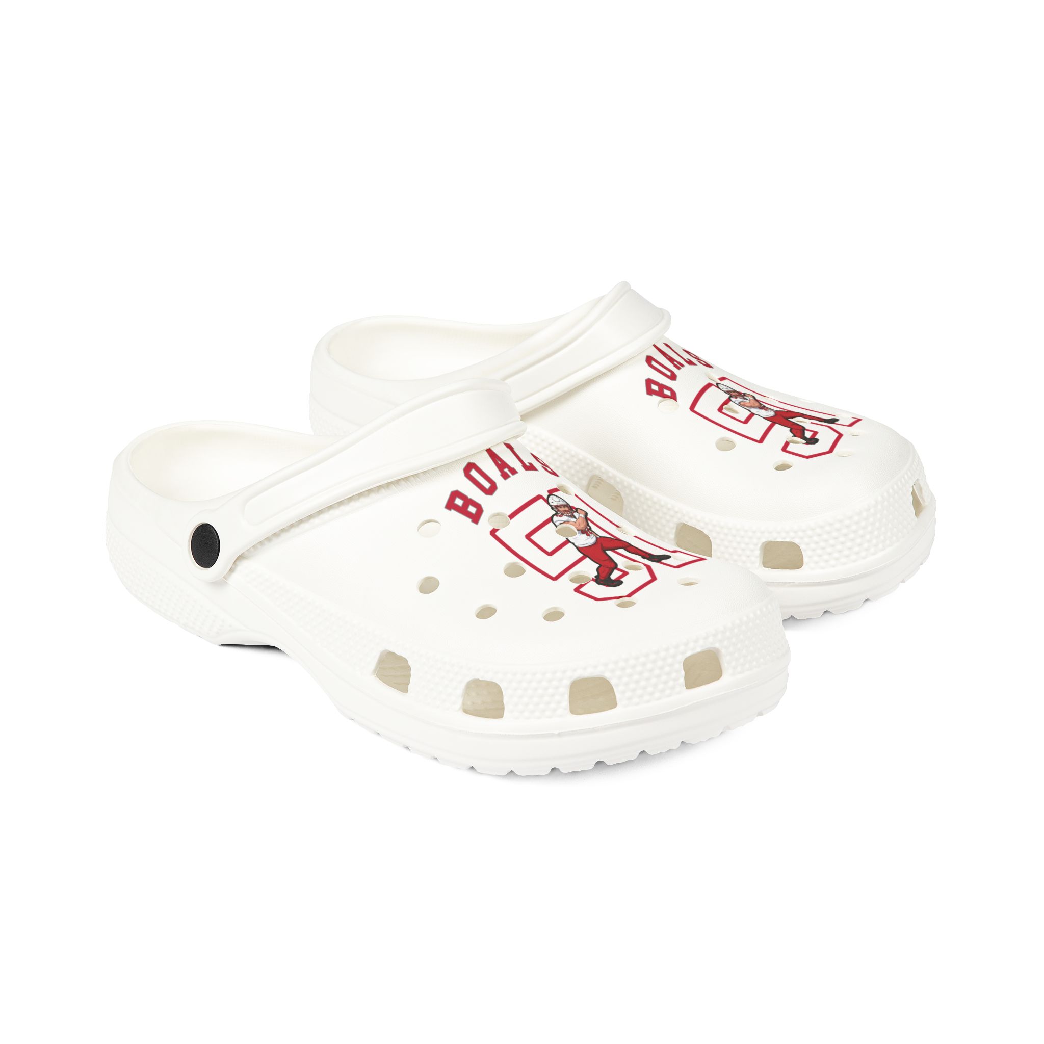 Rubber Clogs — character_shirsey_arch in White