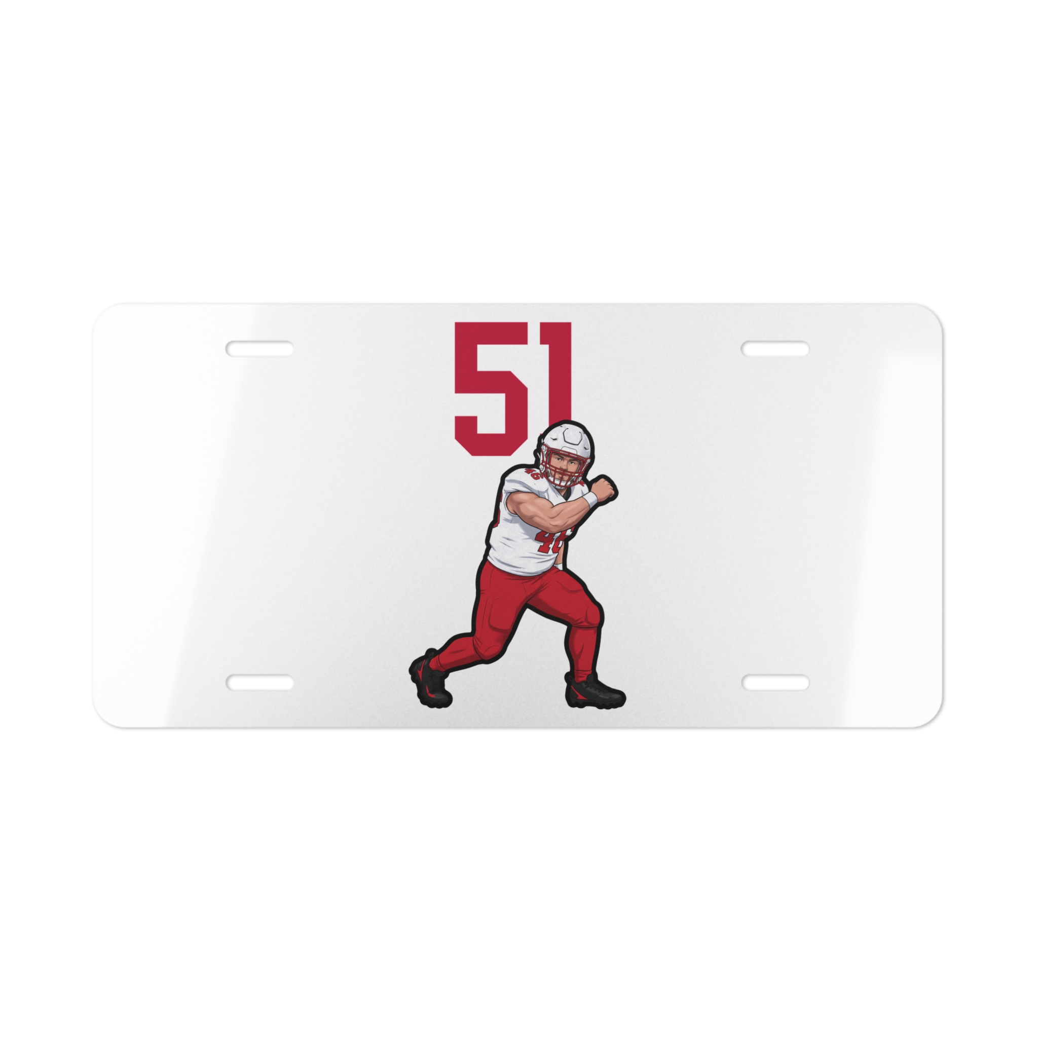 License Plate — character_number_top in Classic