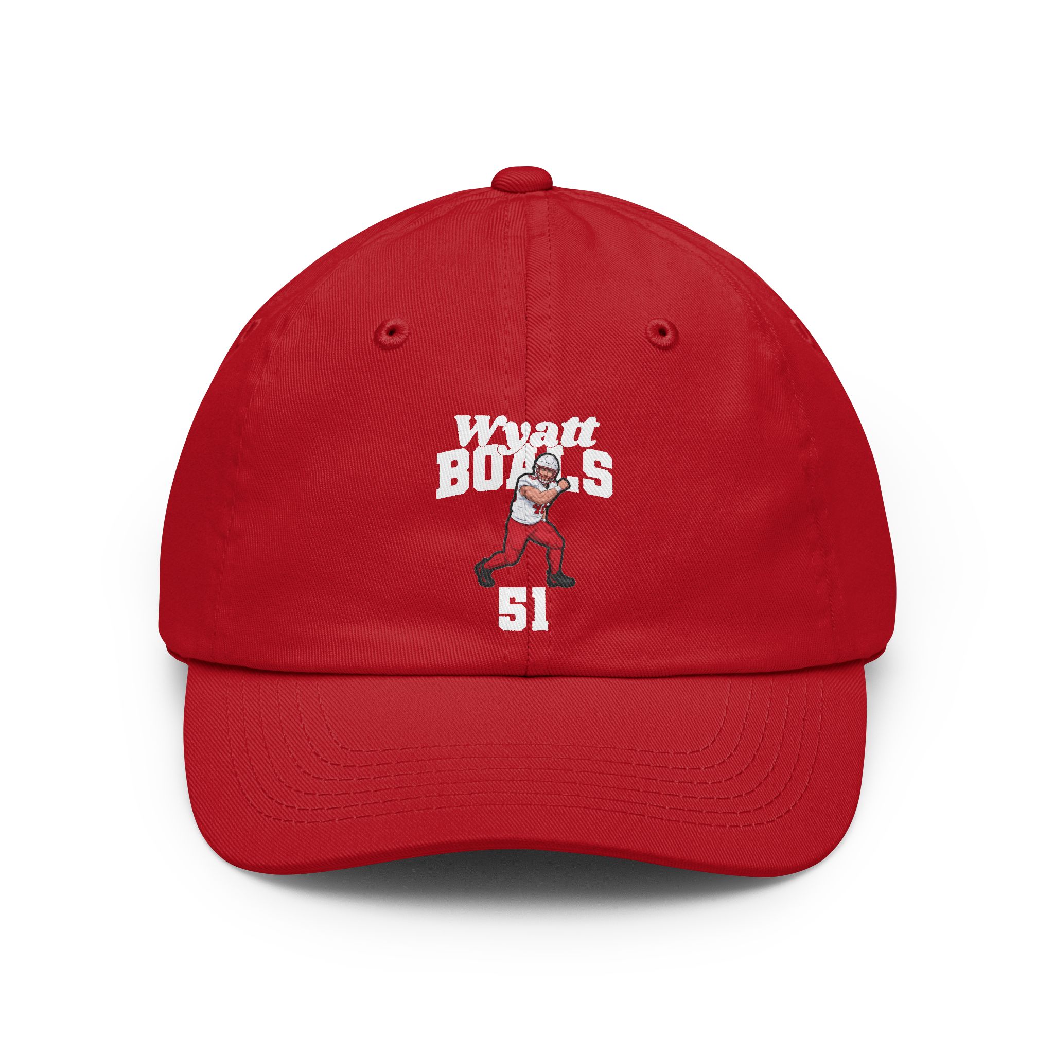 Classic Cap — character_signature_arch in Red