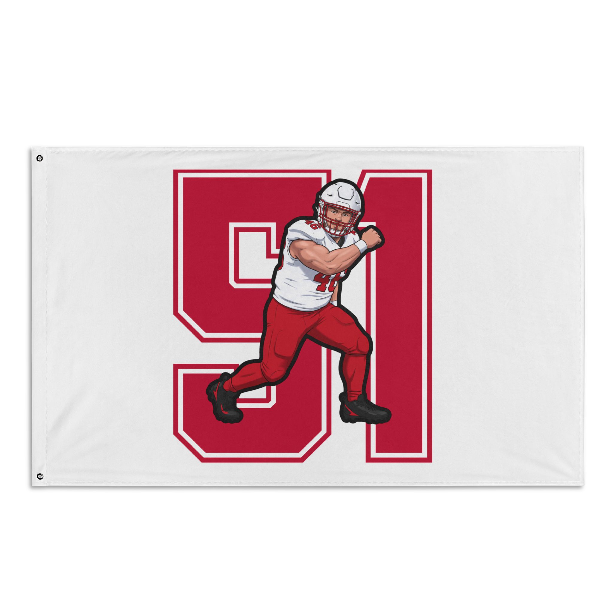 Flag (35 × 56 in) — character_number in Classic