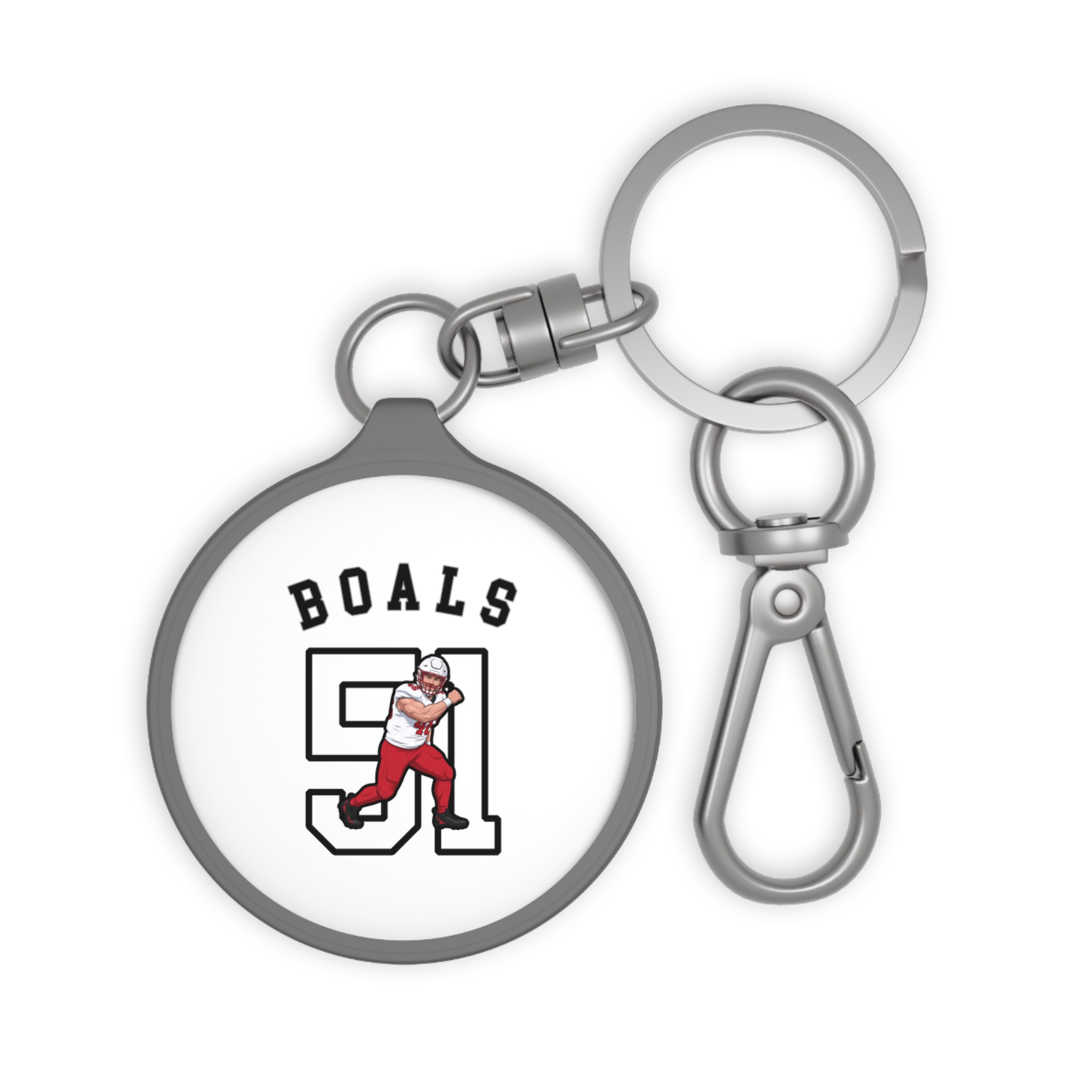Keychain — character_shirsey_arch in Grey