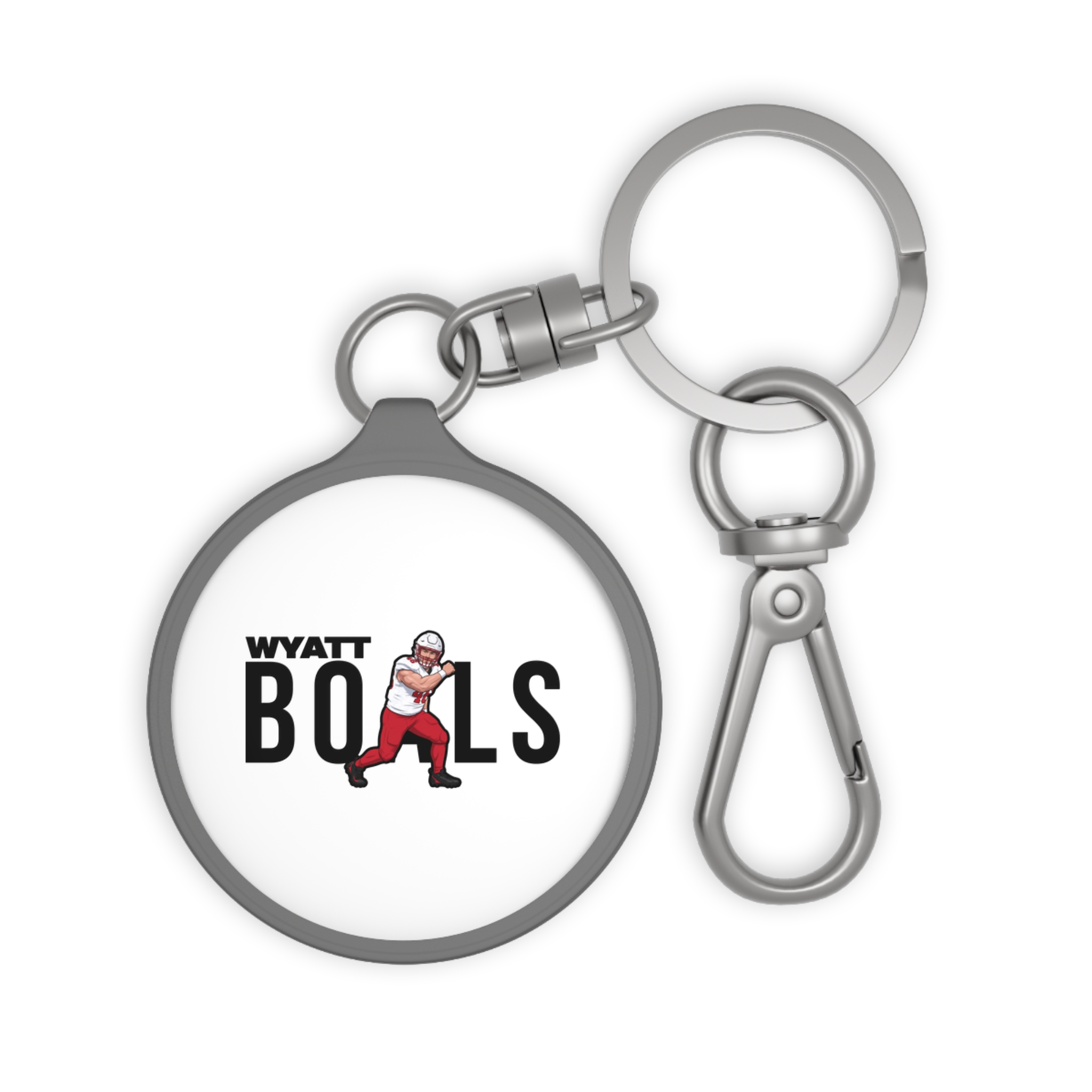 Keychain — character_player_name in Grey