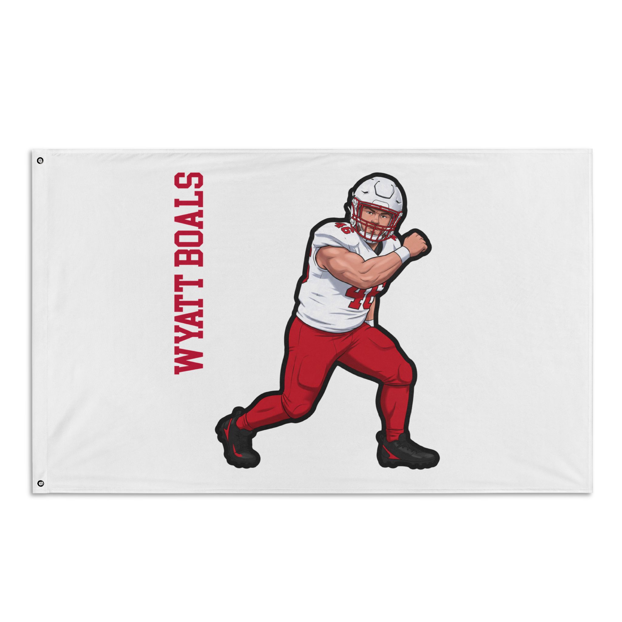 Flag (35 × 56 in) — character_name_vertical in Classic
