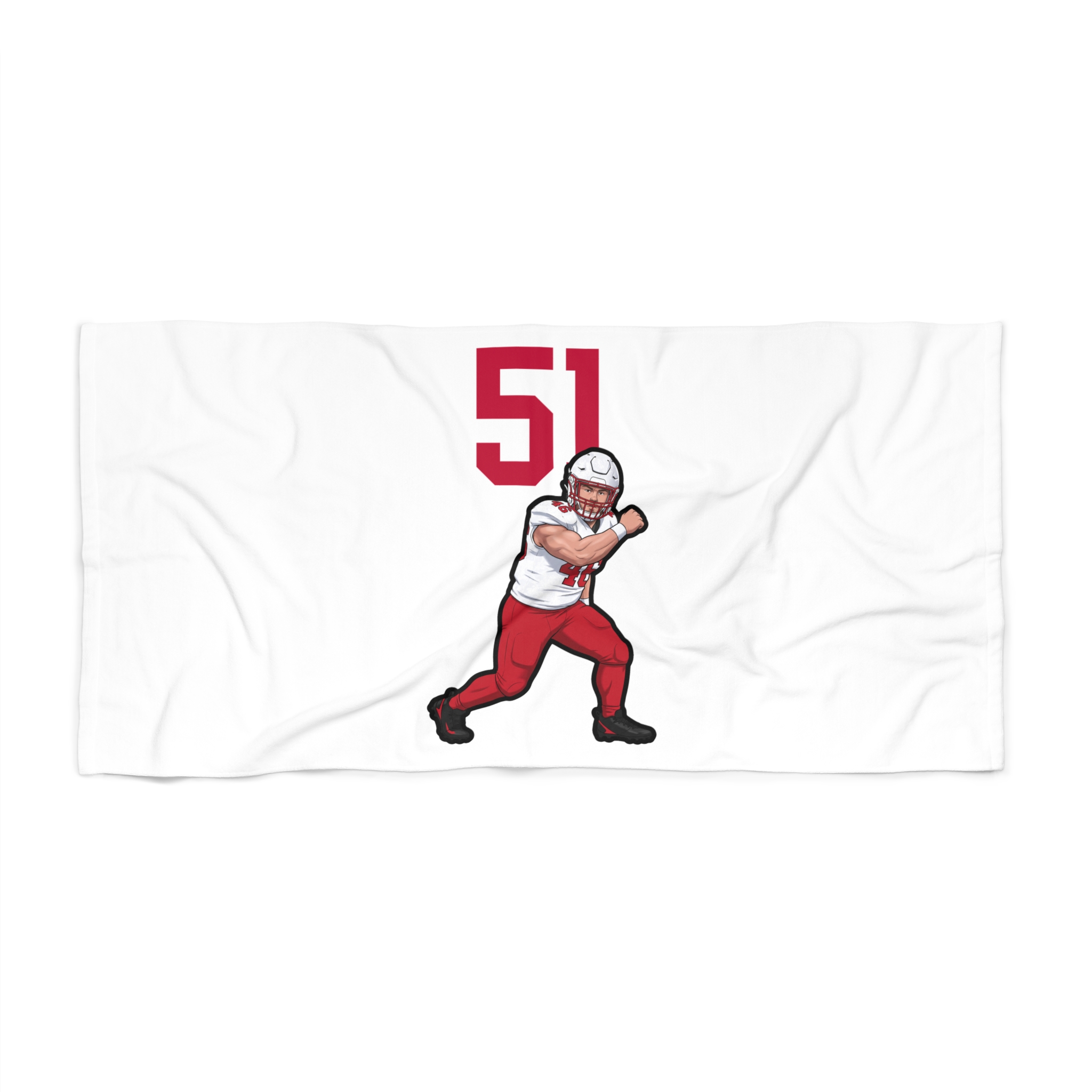 Beach Towel — character_number_top in Classic