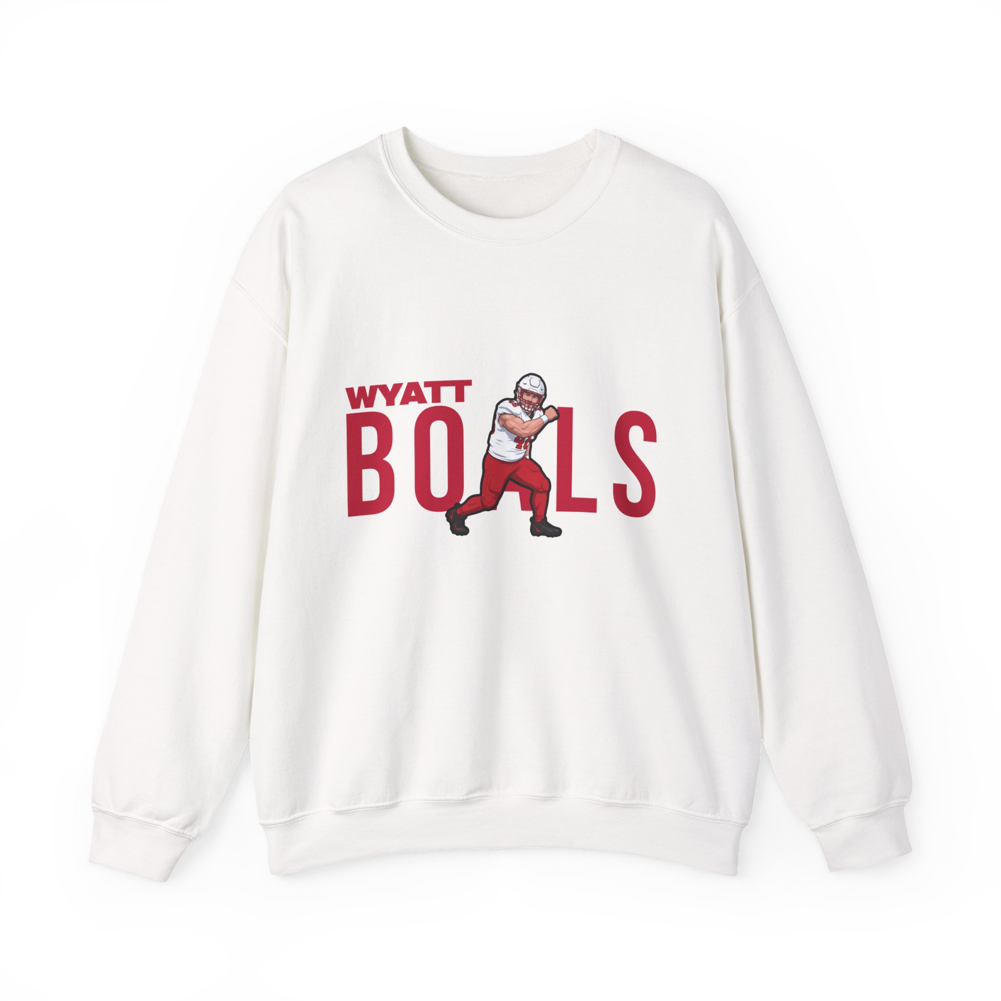 Crewneck Sweatshirt — character_player_name in White