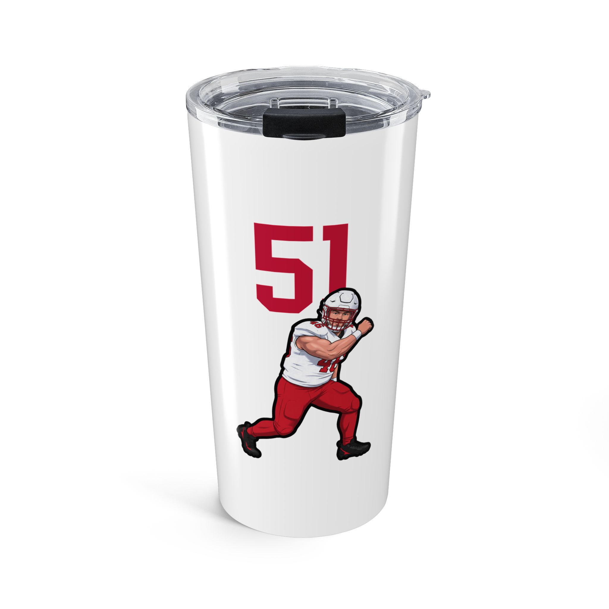 20oz Tumbler — character_number_top in Classic