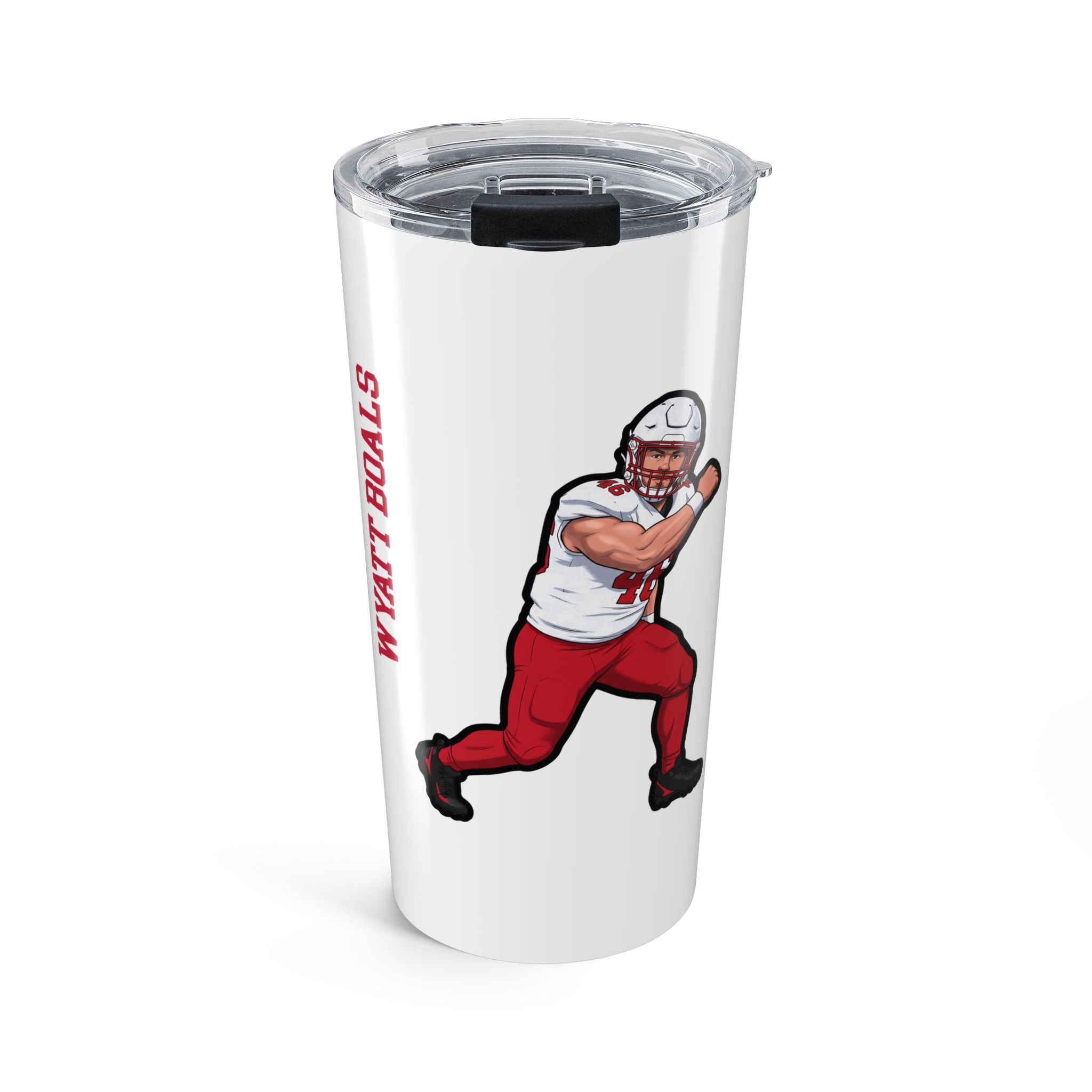 20oz Tumbler — character_name_vertical in Classic