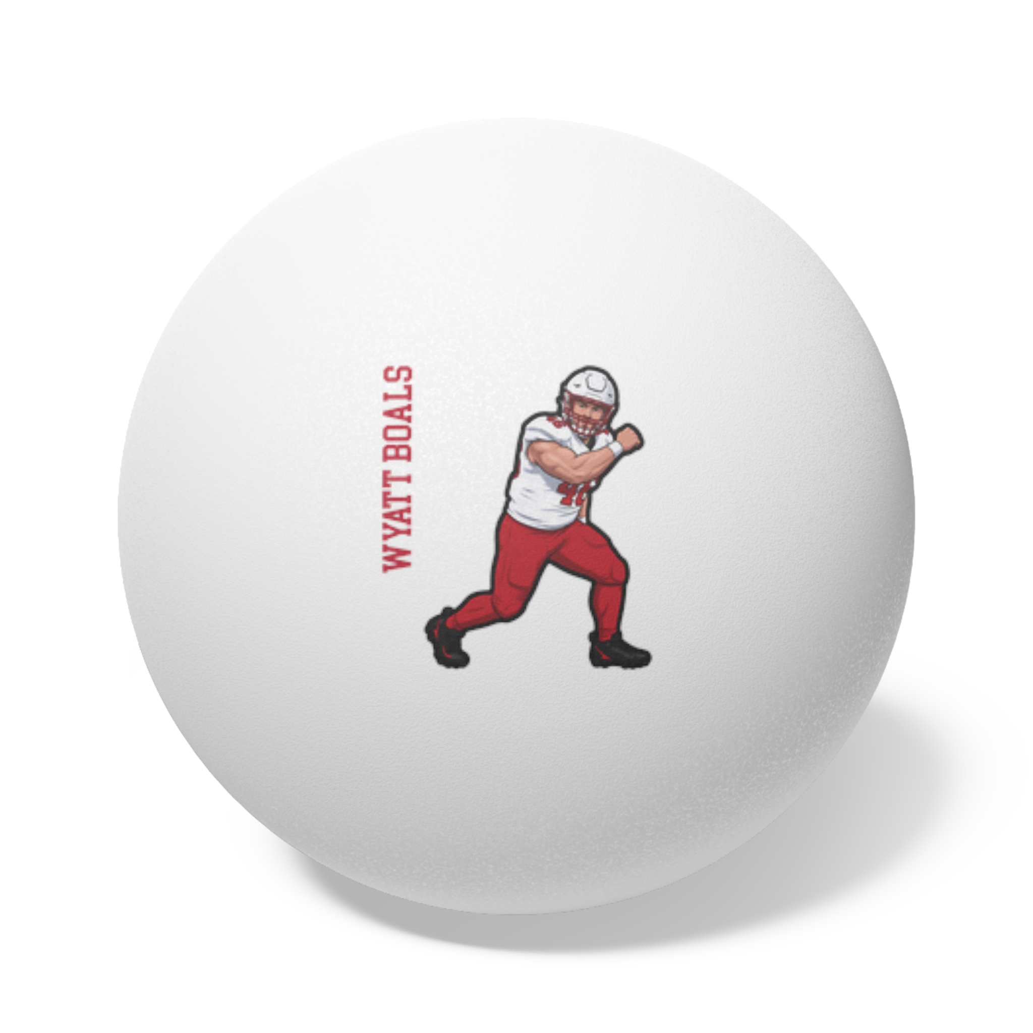Ping Pong Balls, 6 pcs — character_name_vertical in White