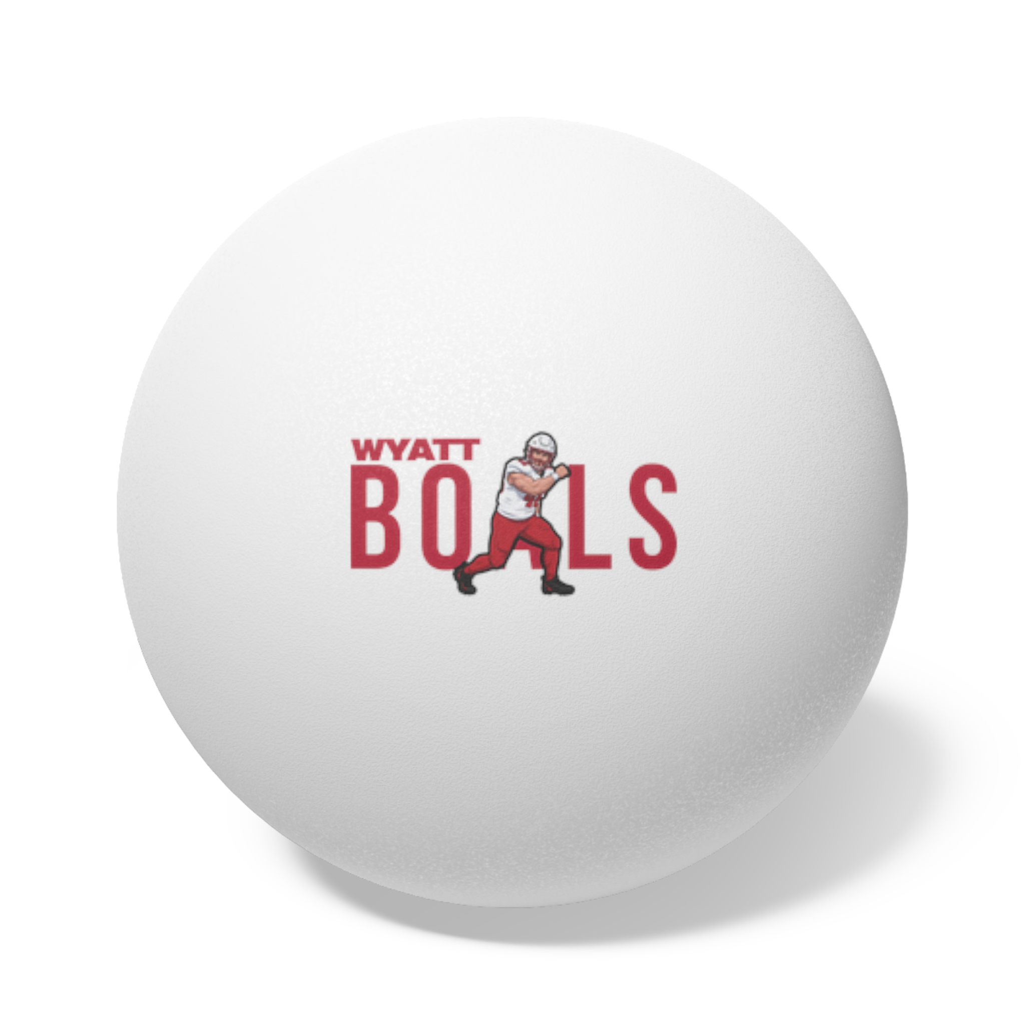 Ping Pong Balls, 6 pcs — character_player_name in White