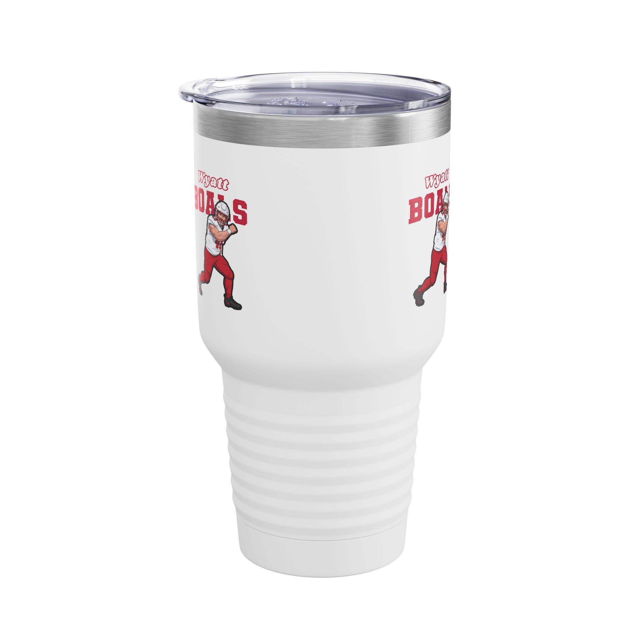 30oz Tumbler — character_name_arch in White