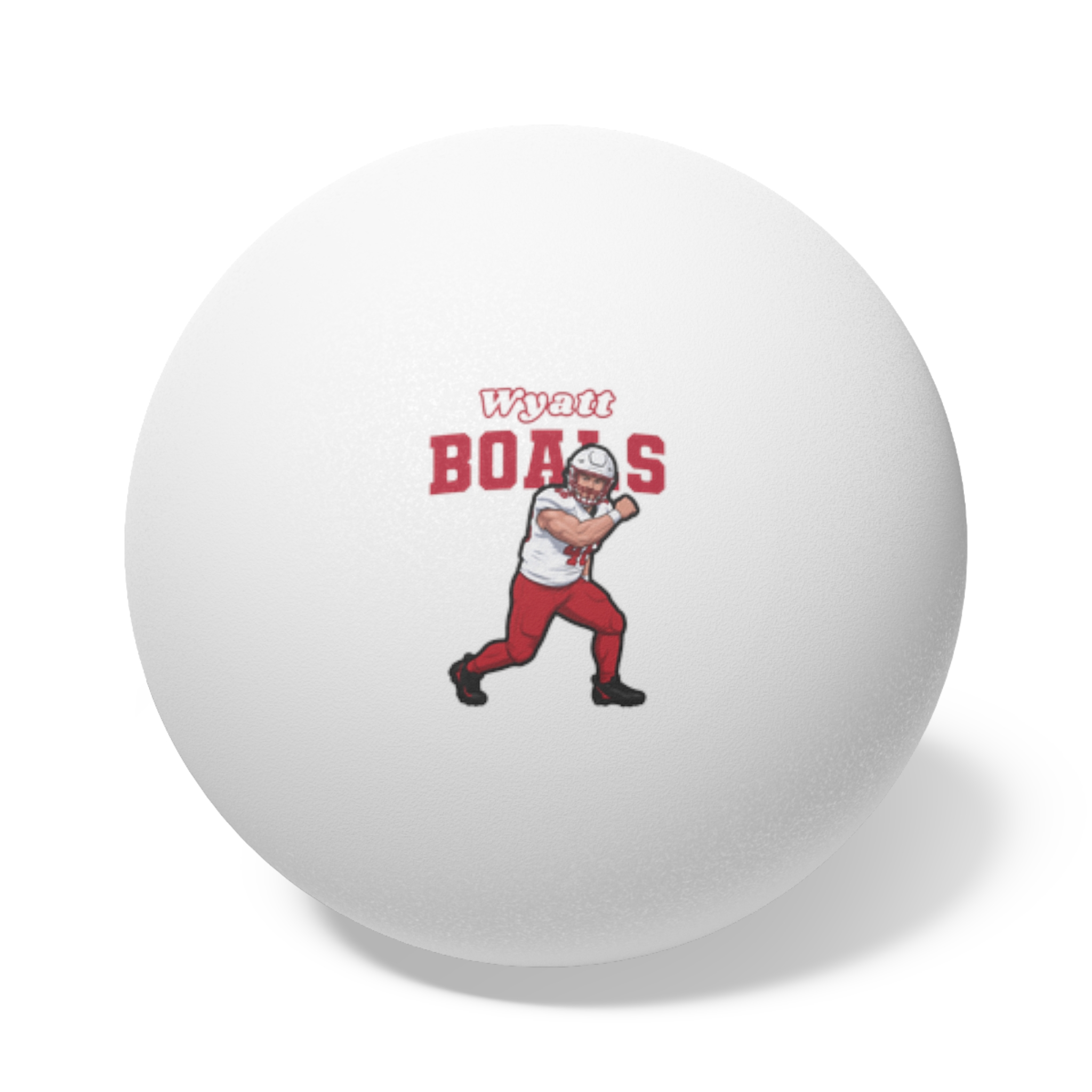 Ping Pong Balls, 6 pcs — character_name_arch in White