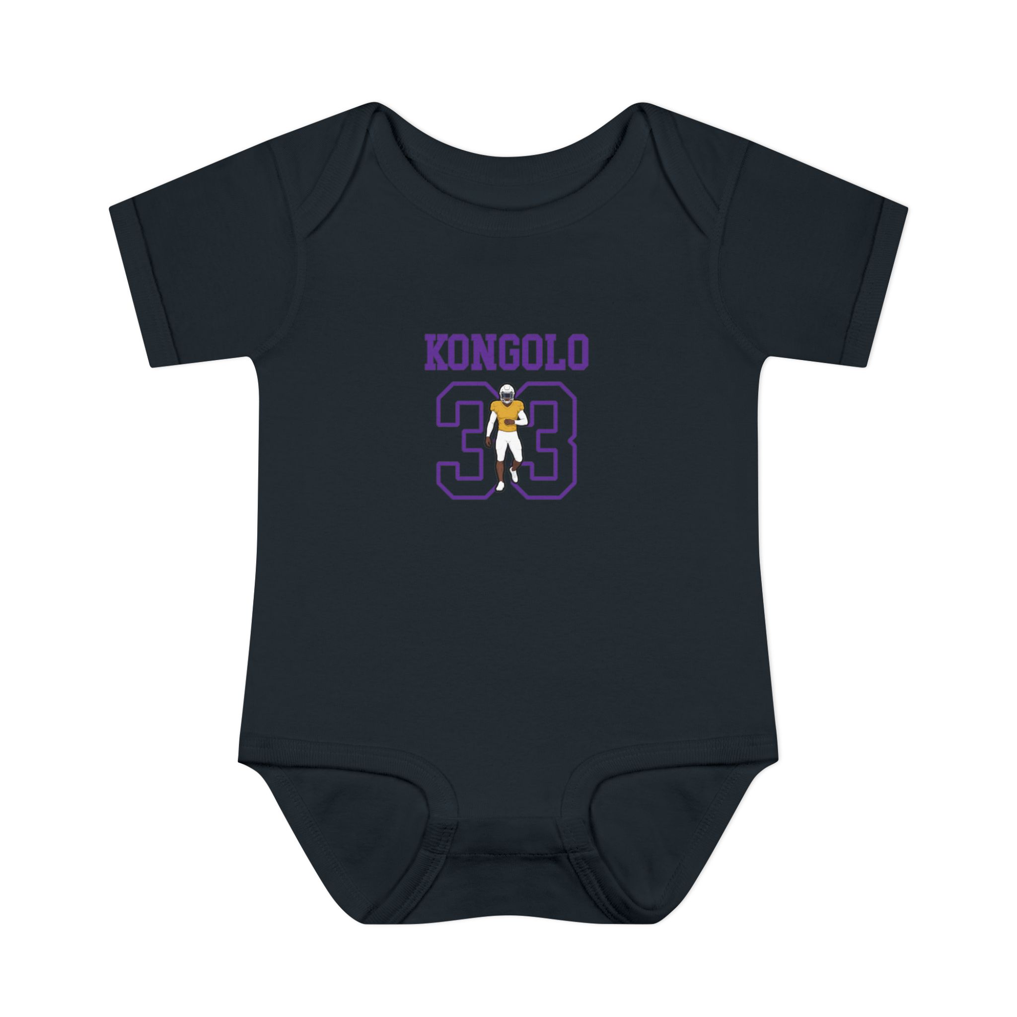 Baby Onesie — character_shirsey in Black