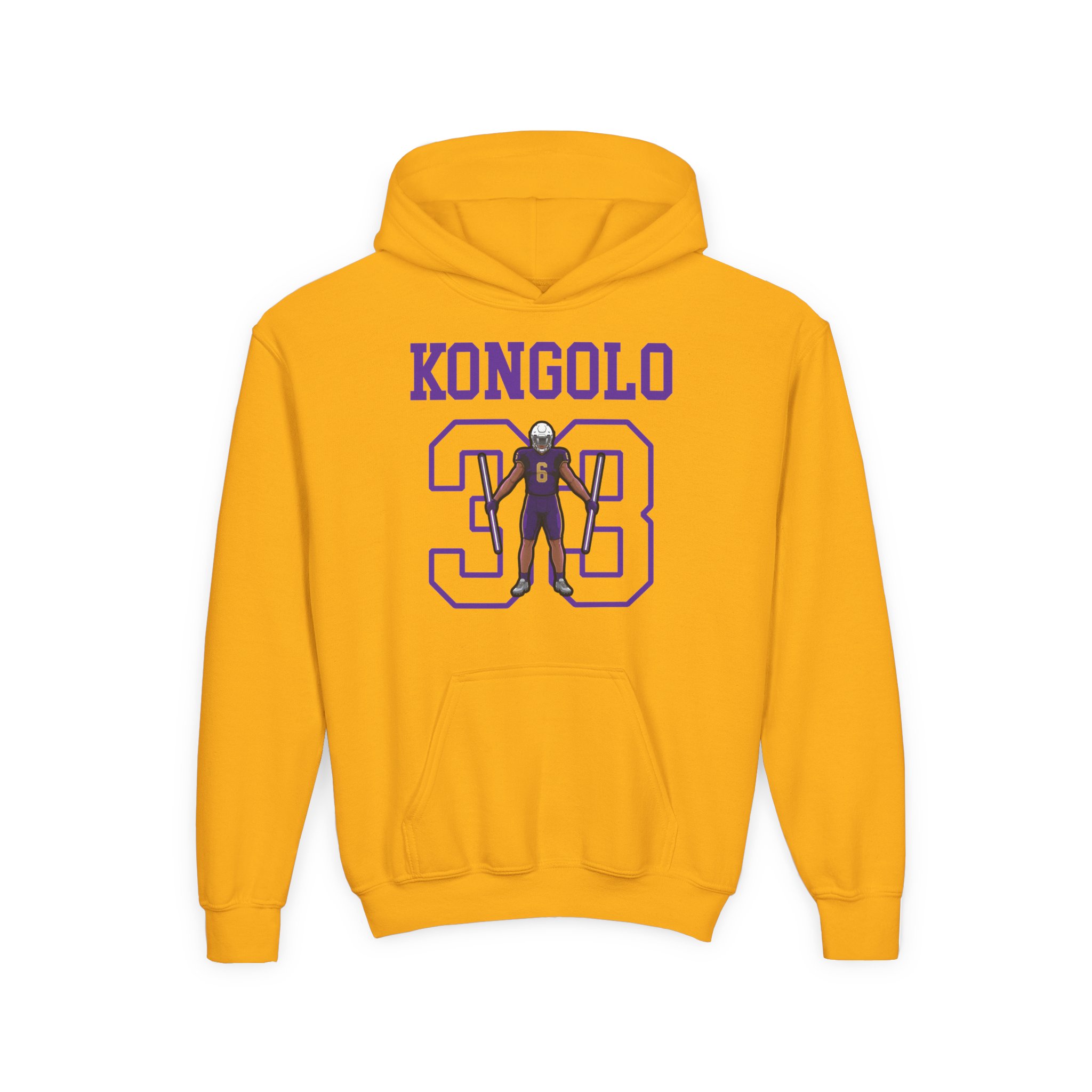 Youth Hoodie — character_shirsey in Gold