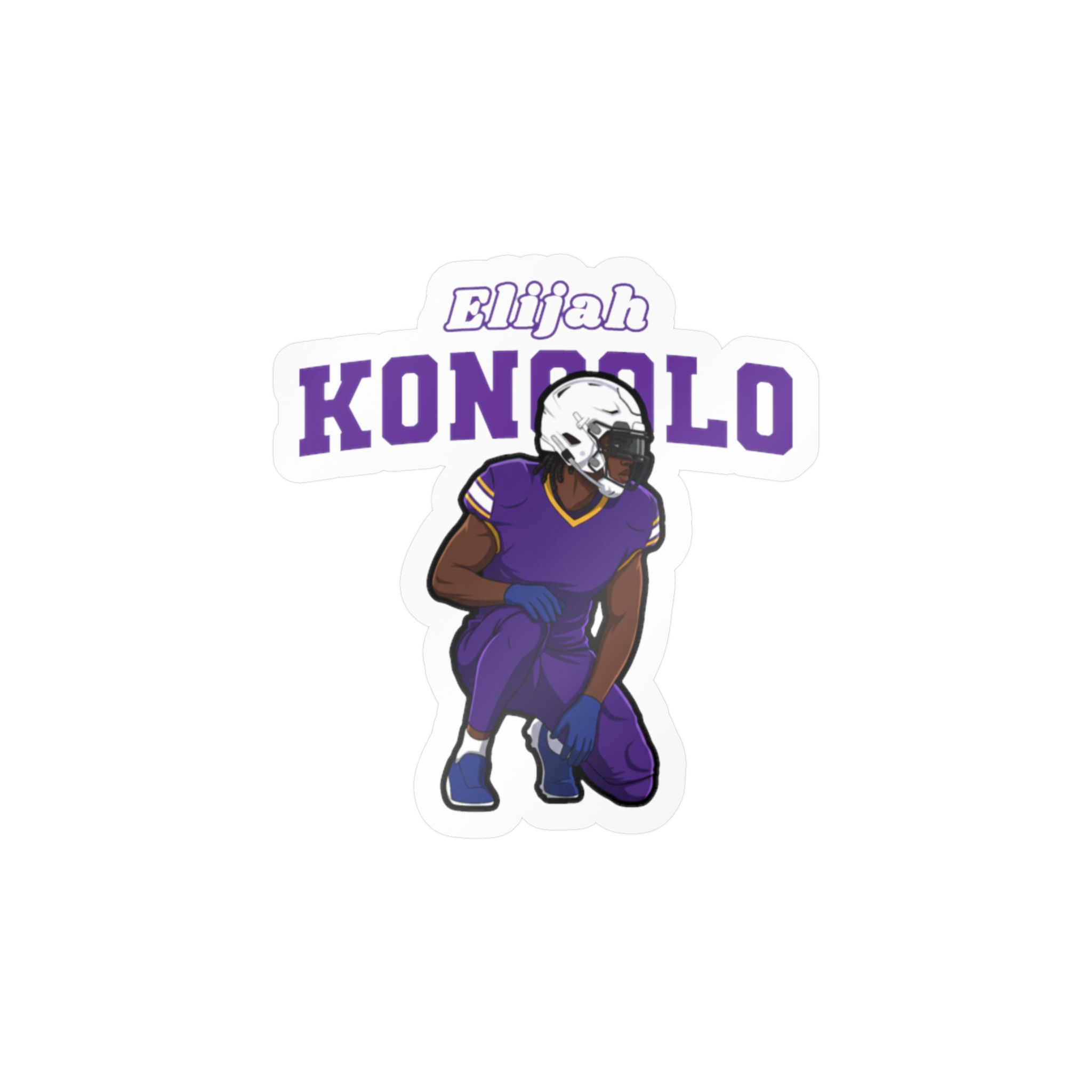 Vinyl Sticker — character_name_arch in Classic