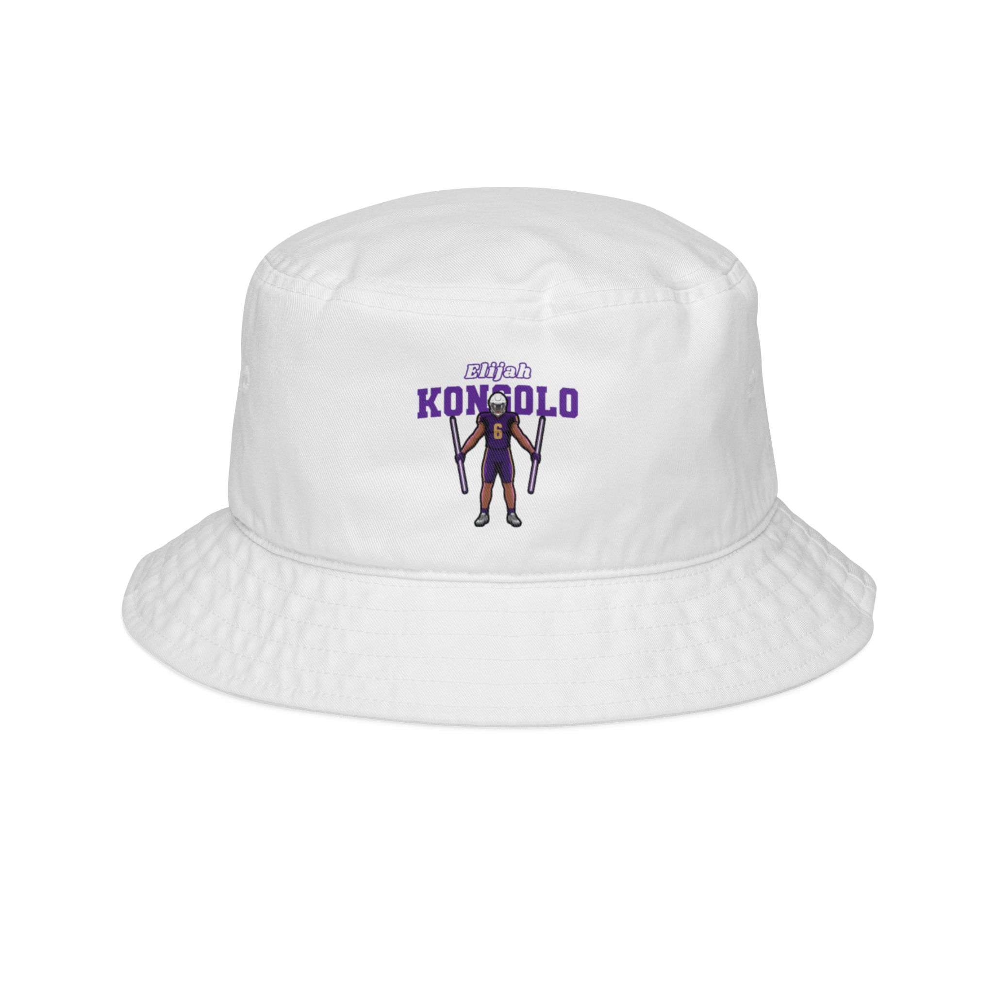Bucket Hat — character_name_arch in White