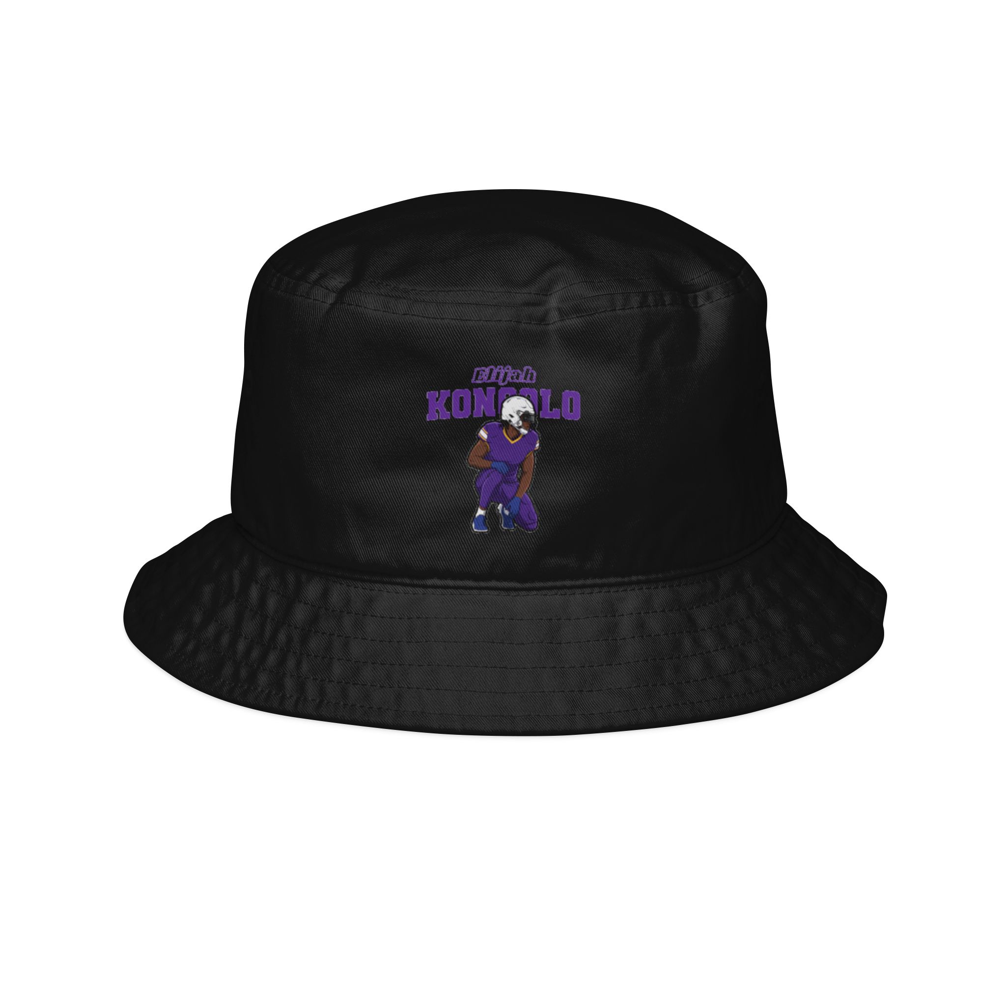 Bucket Hat — character_name_arch in Black