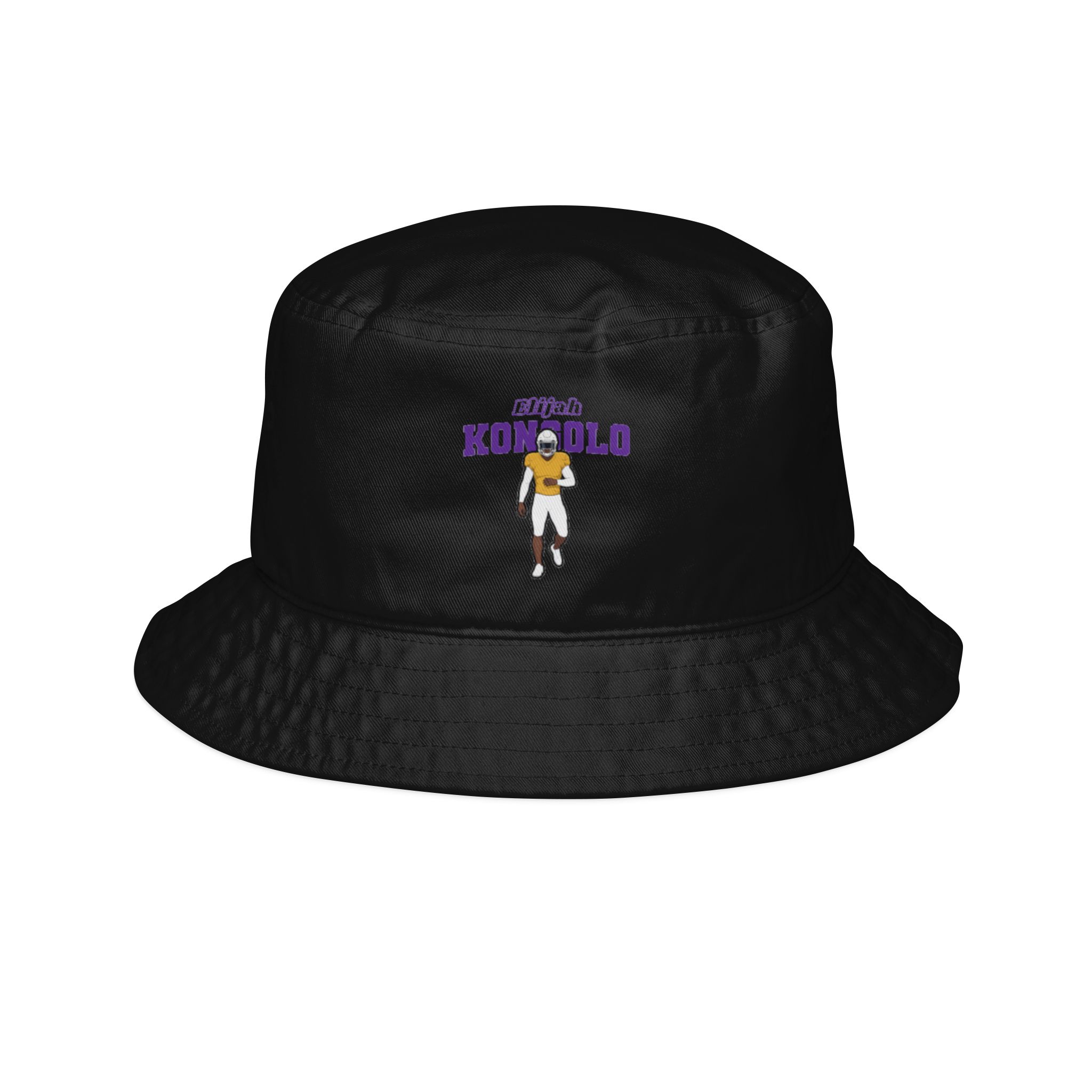 Bucket Hat — character_name_arch in Black