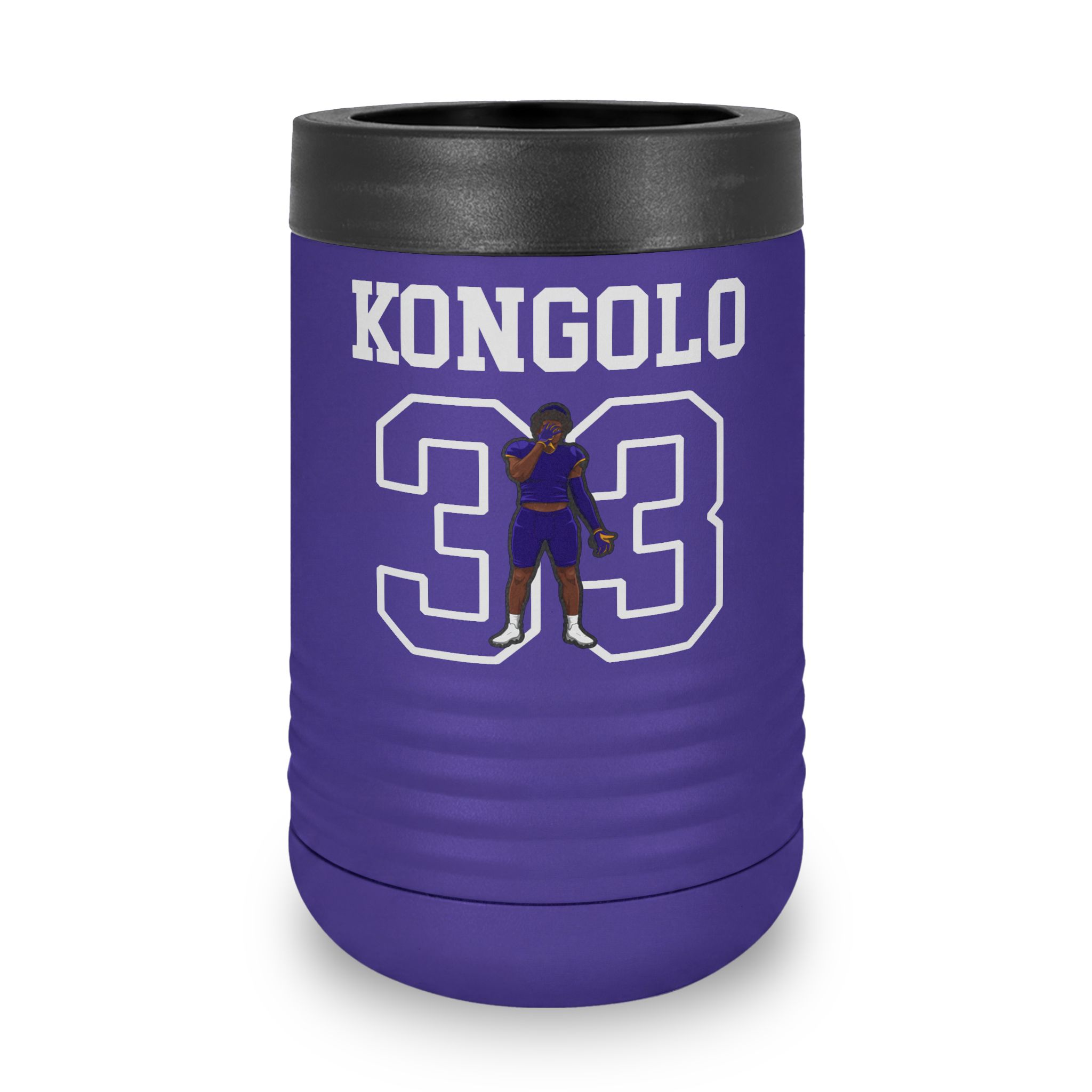 Stainless Can Cooler — character_shirsey in Purple