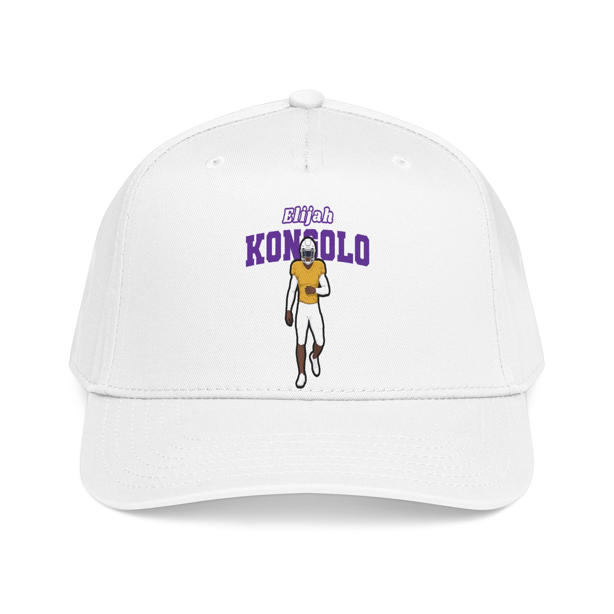 Baseball Cap — character_name_arch in White