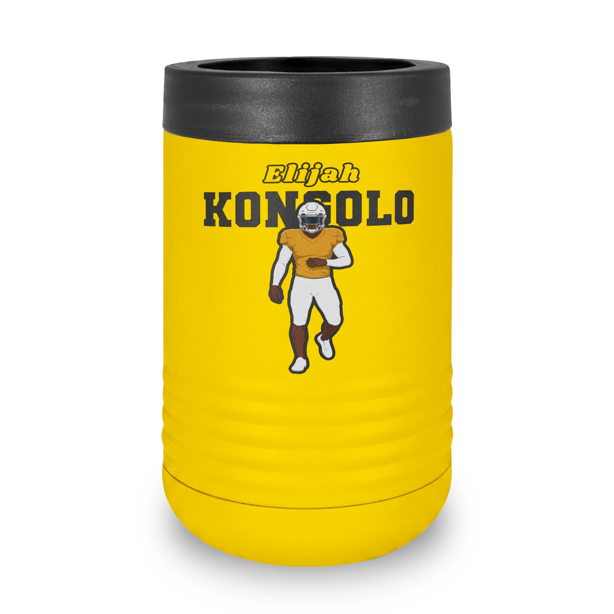 Stainless Can Cooler — character_name_arch in Yellow