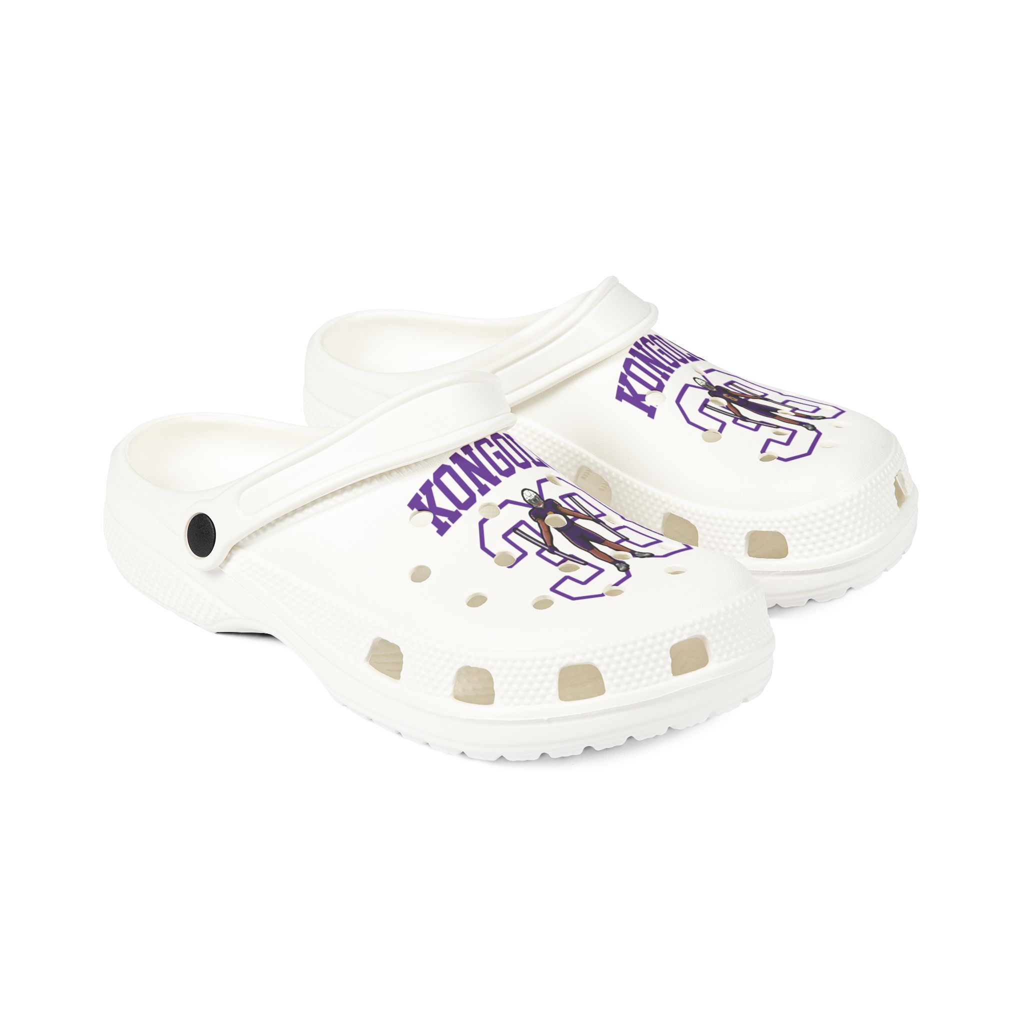 Rubber Clogs — character_shirsey in White