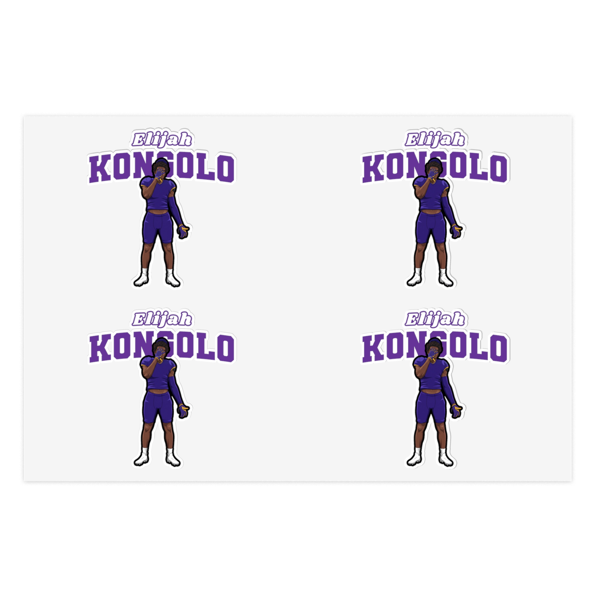 Sticker Sheet — character_name_arch in Classic