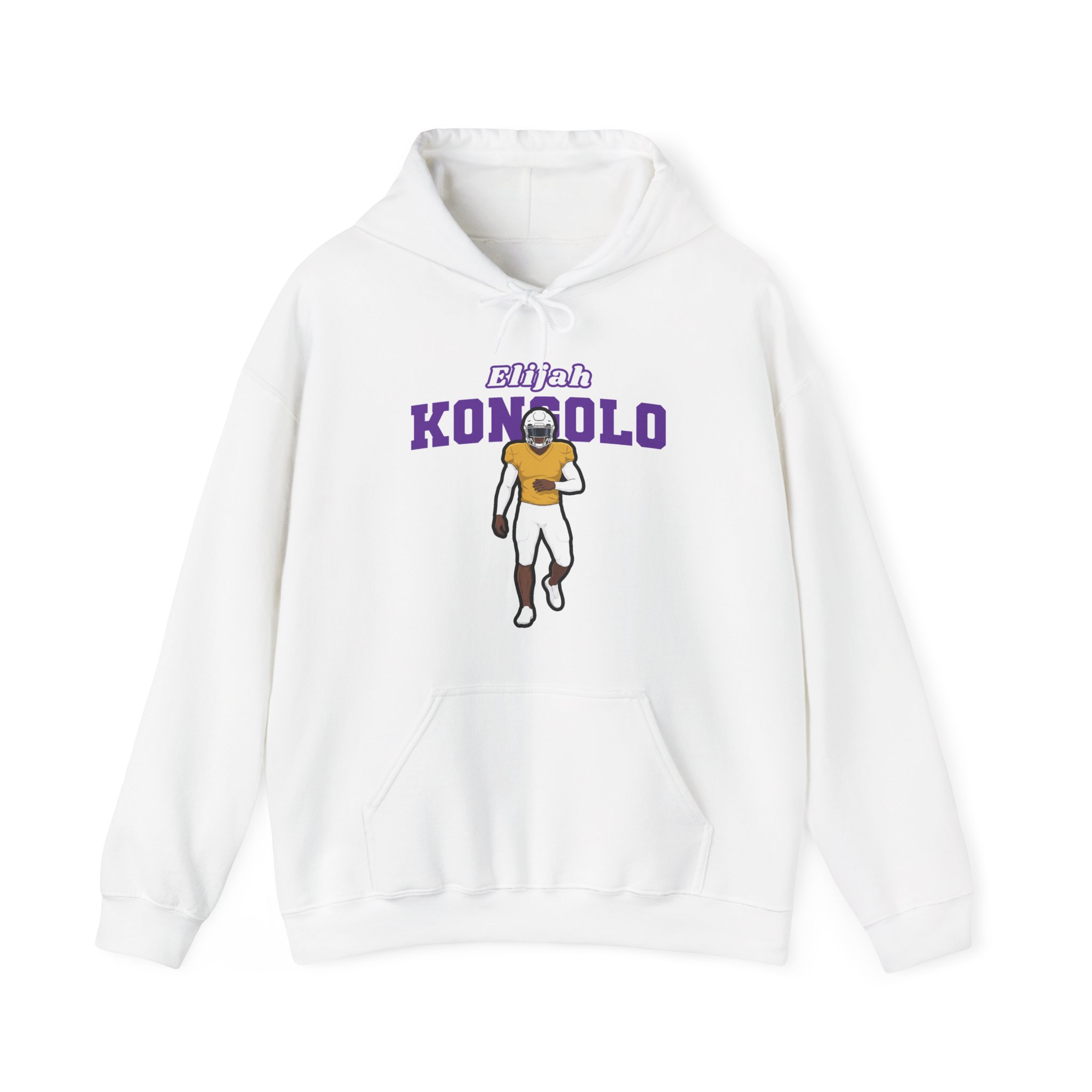 Hoodie — character_name_arch in White