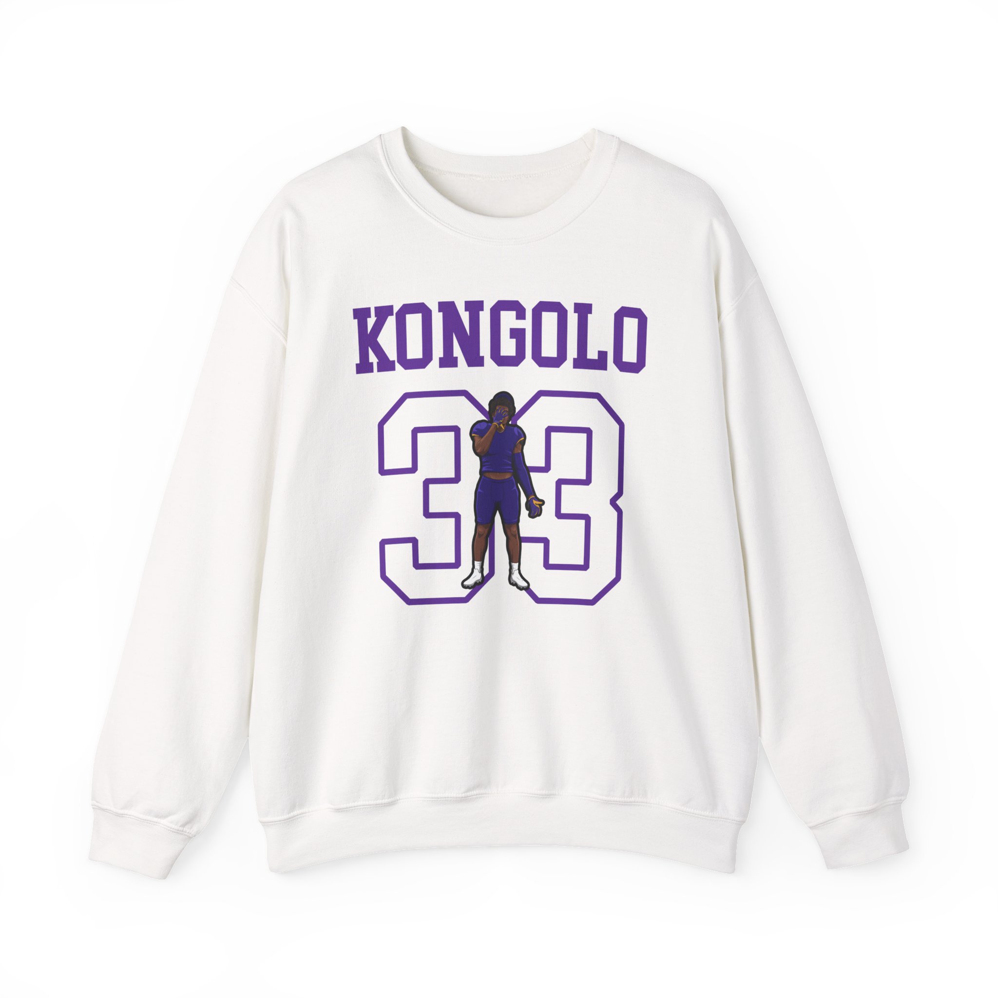 Crewneck Sweatshirt — character_shirsey in White