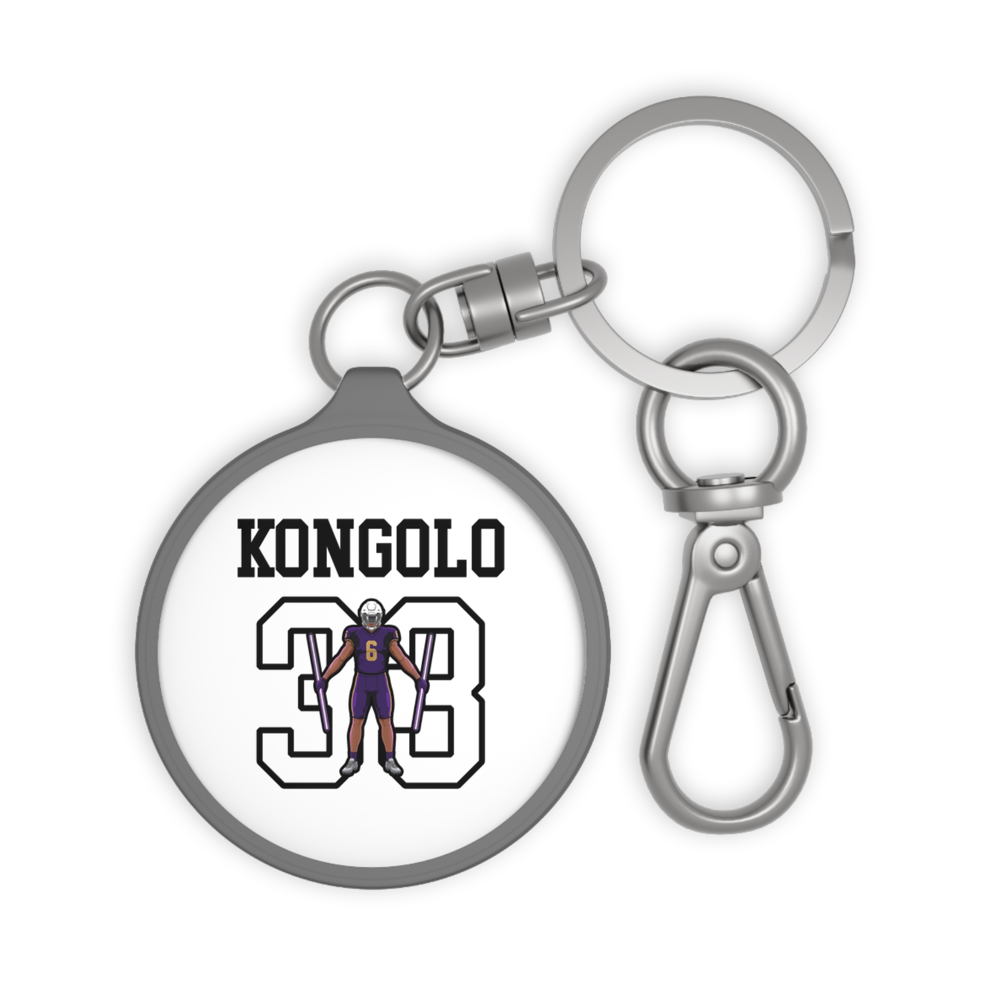 Keychain — character_shirsey in Grey