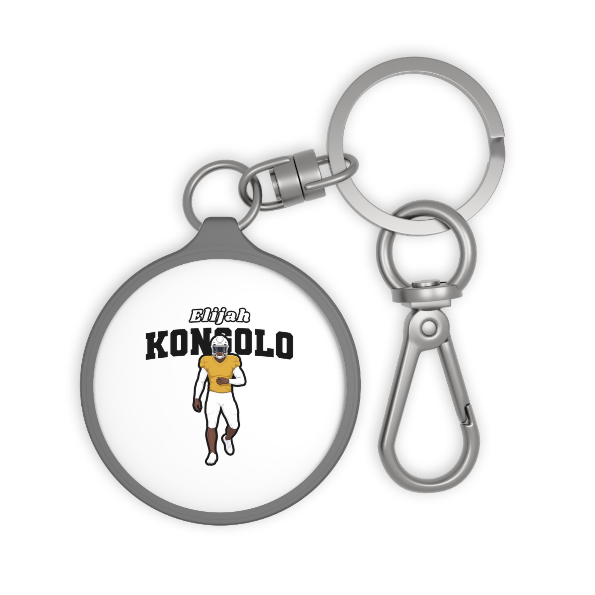 Keychain — character_name_arch in Grey