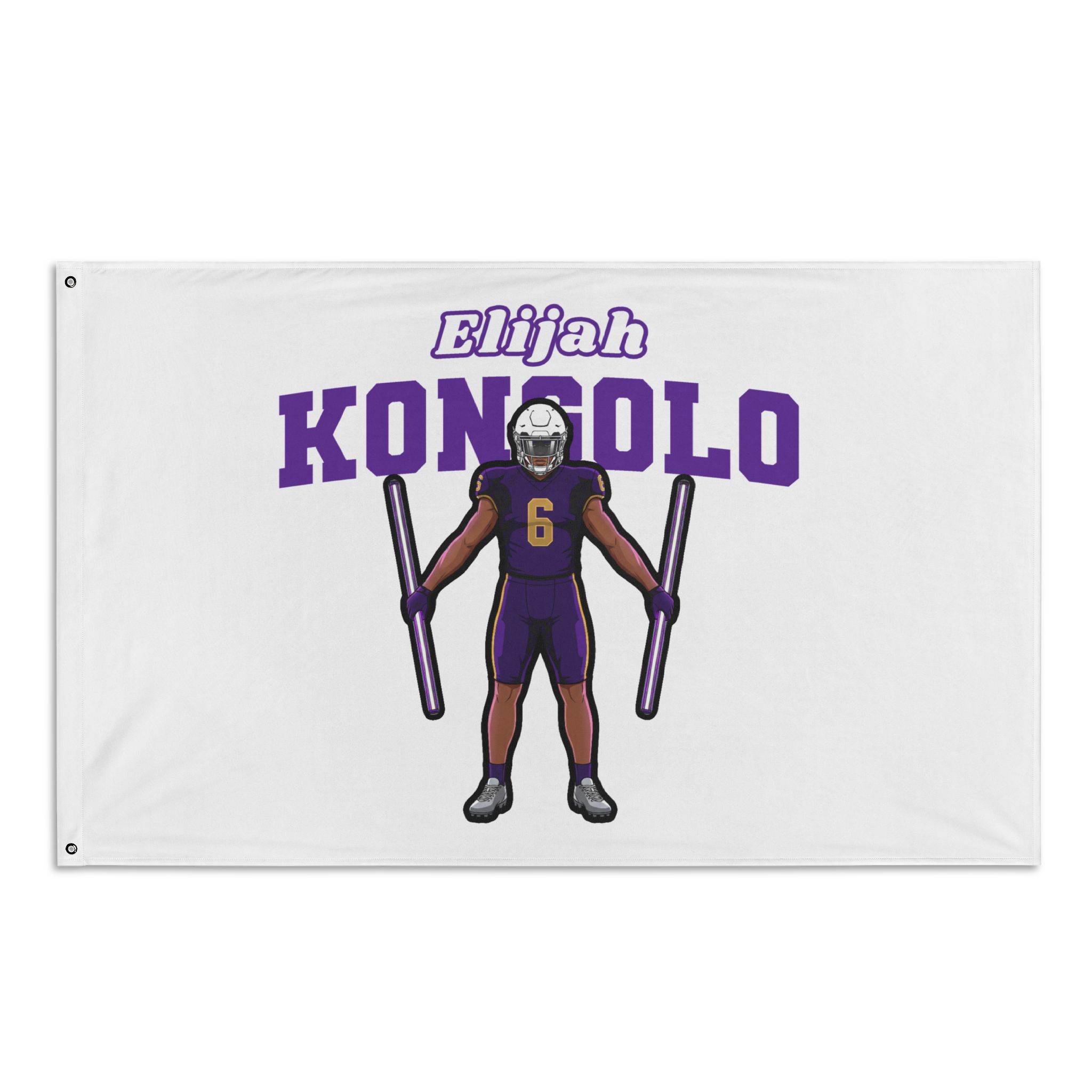 Flag (35 × 56 in) — character_name_arch in Classic