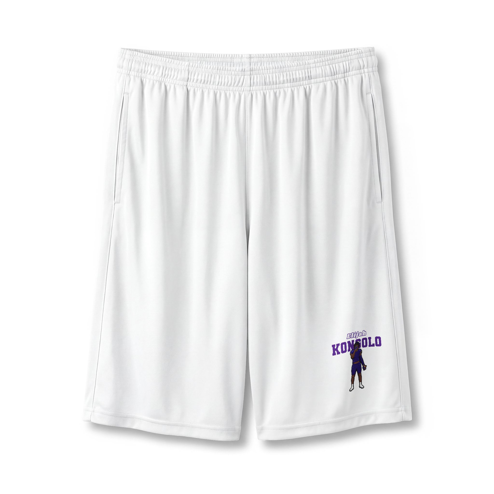 Shorts — character_name_arch in White