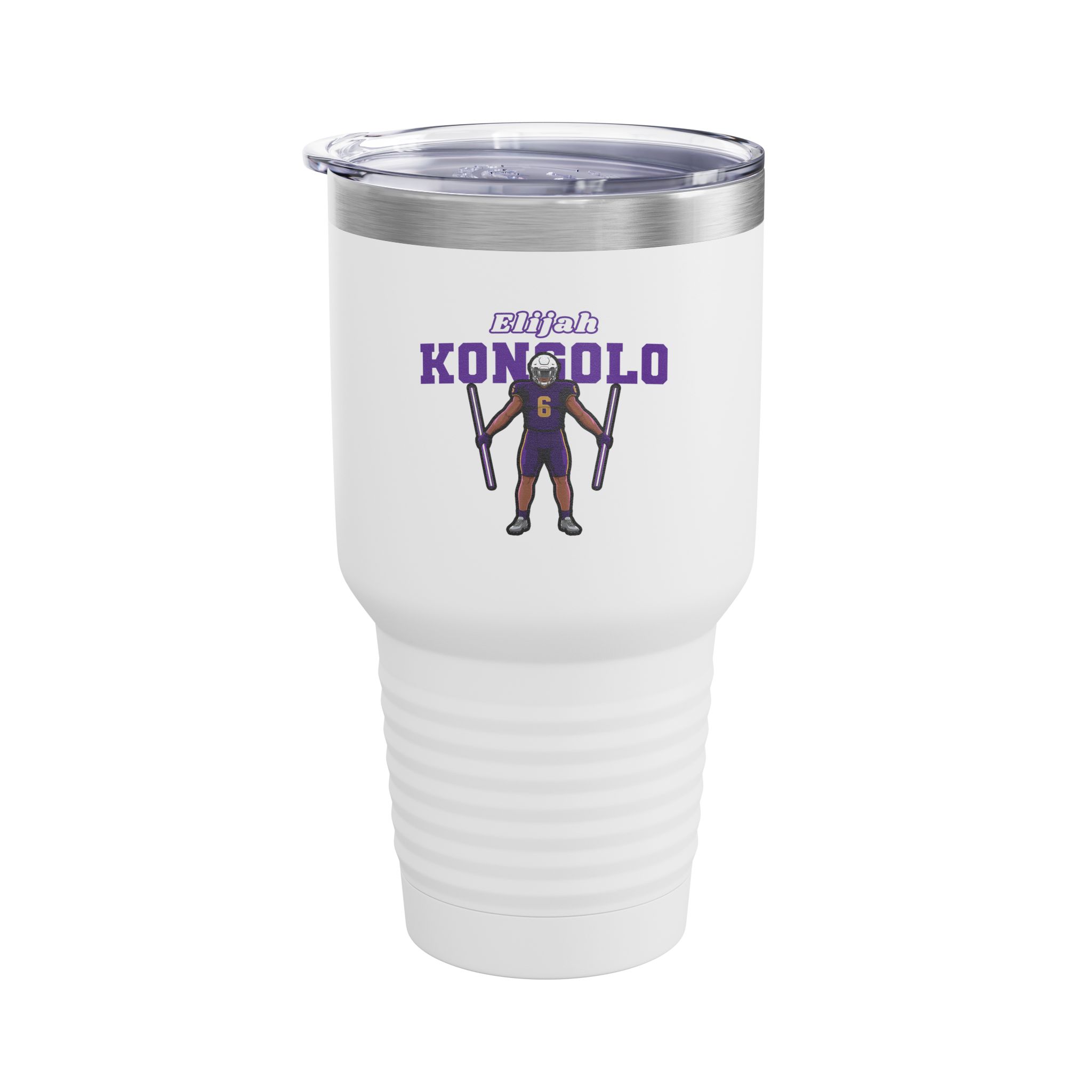 30oz Tumbler — character_name_arch in White