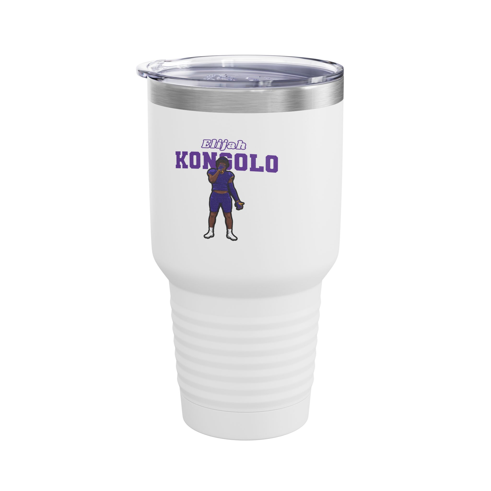 30oz Tumbler — character_name_arch in White