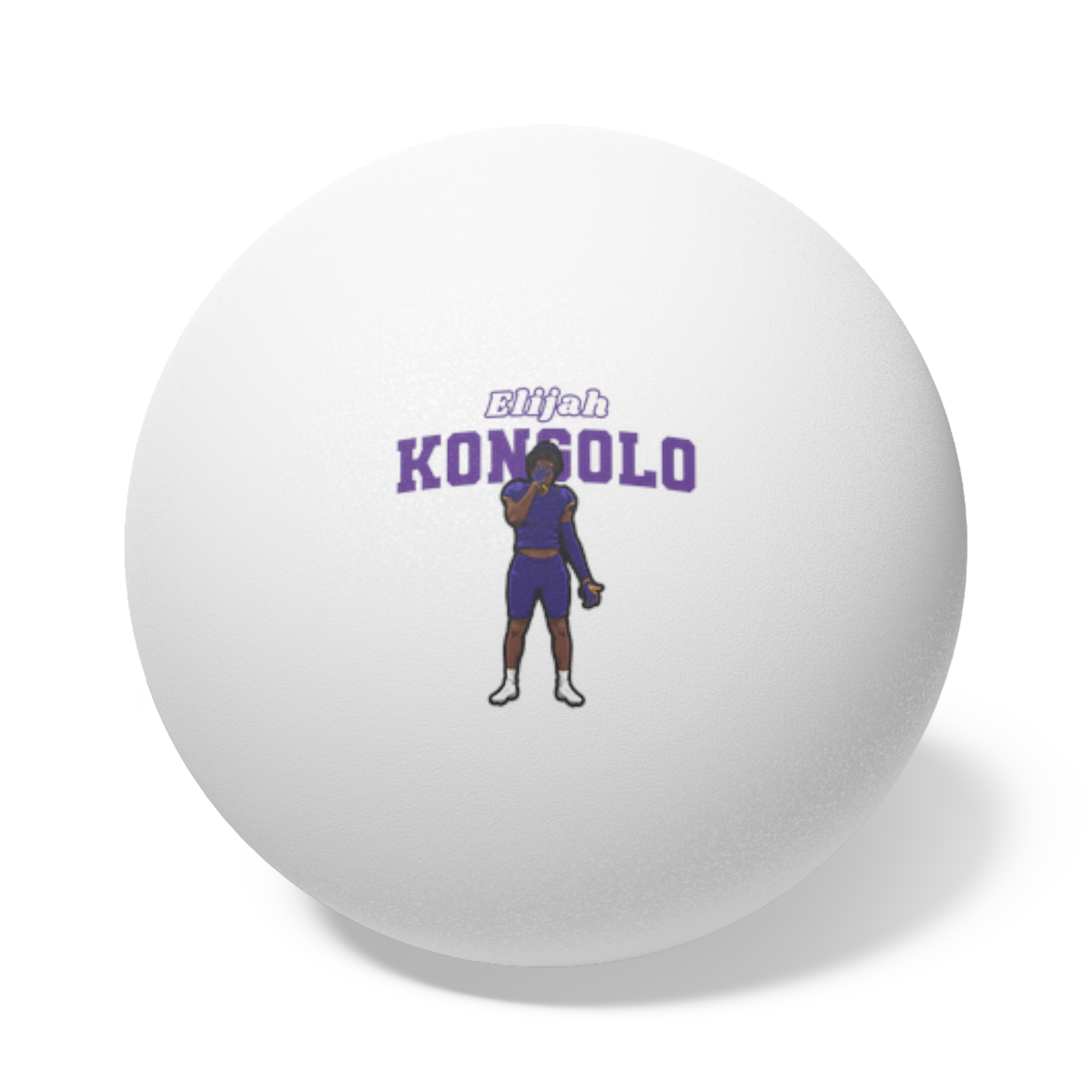 Ping Pong Balls, 6 pcs — character_name_arch in White