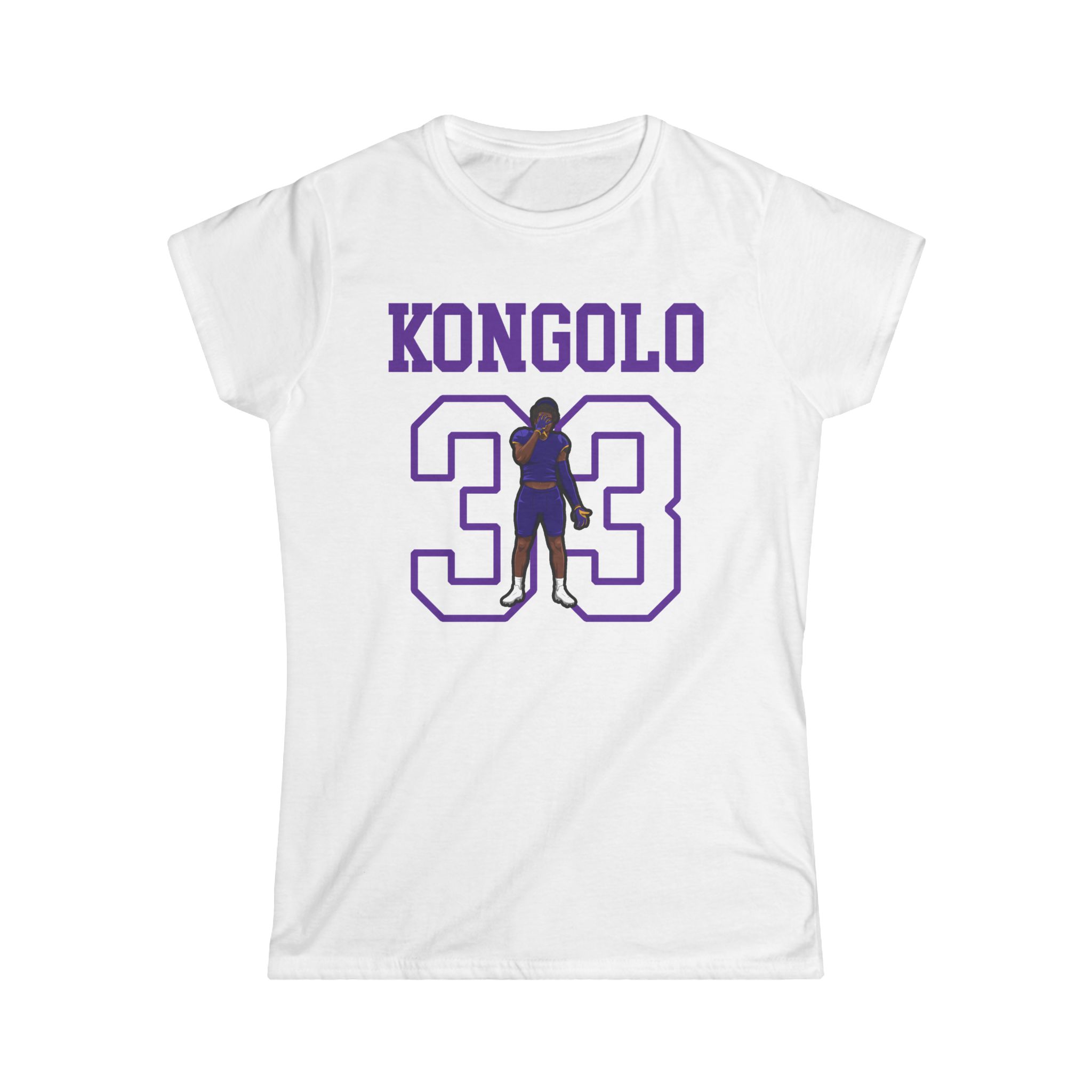 Women's Softstyle Tee — character_shirsey in White