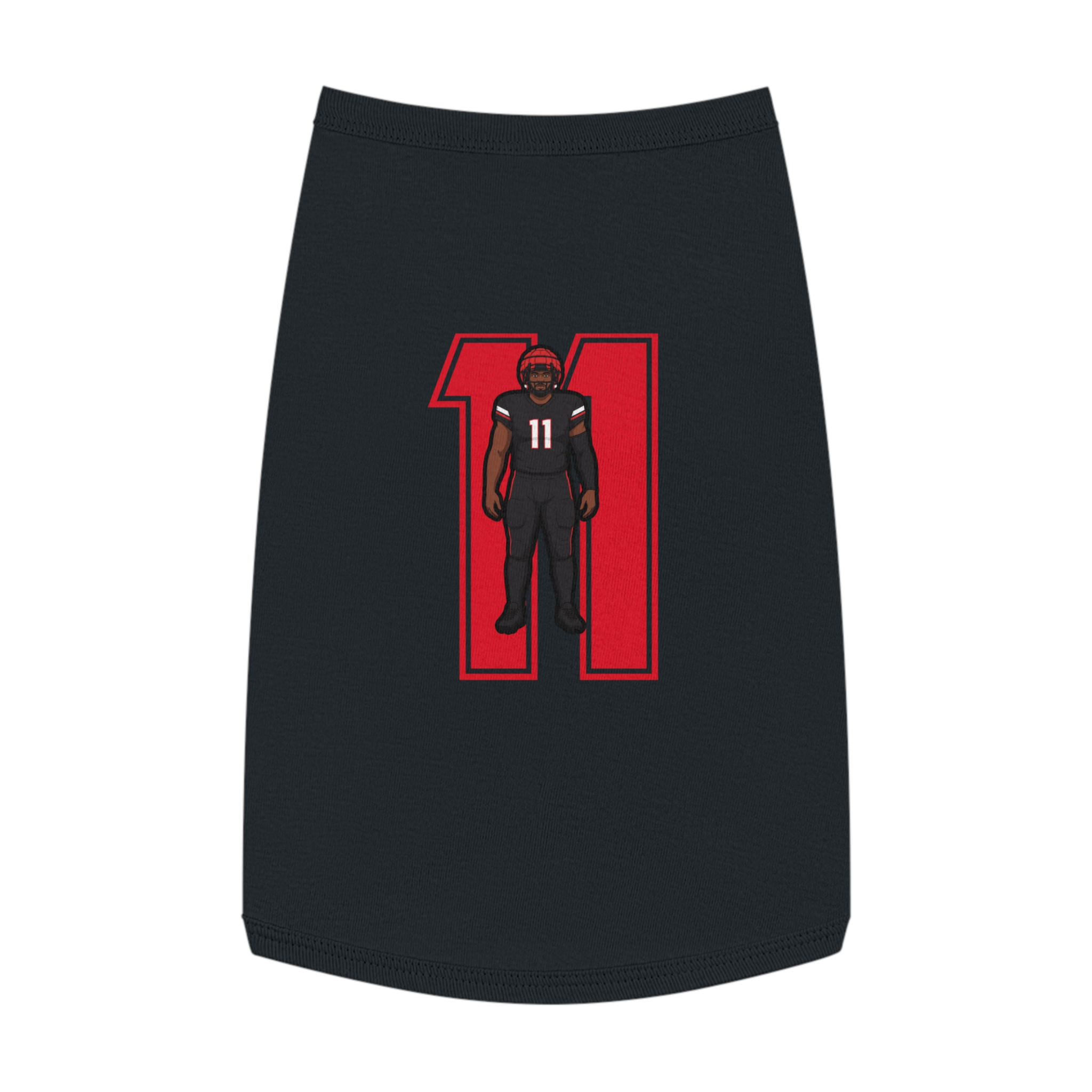 Pet Tank Top — character_number in White
