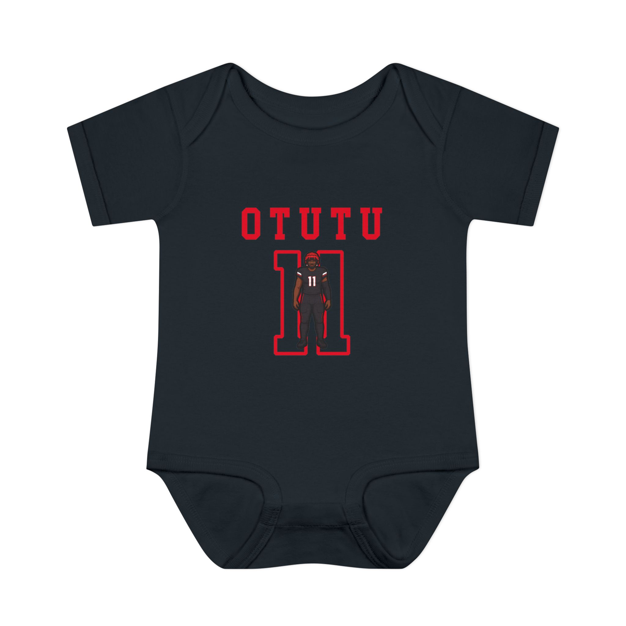 Baby Onesie — character_shirsey in Black