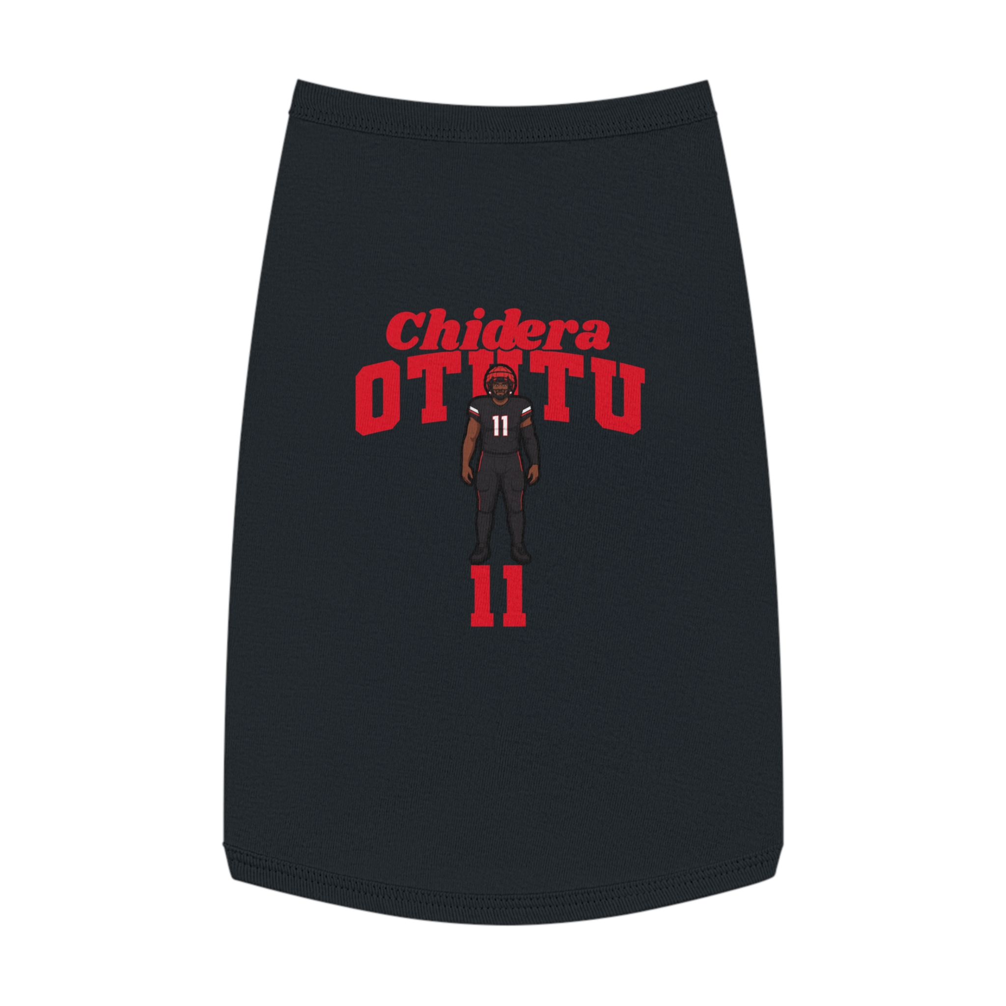 Pet Tank Top — character_signature_arch in White
