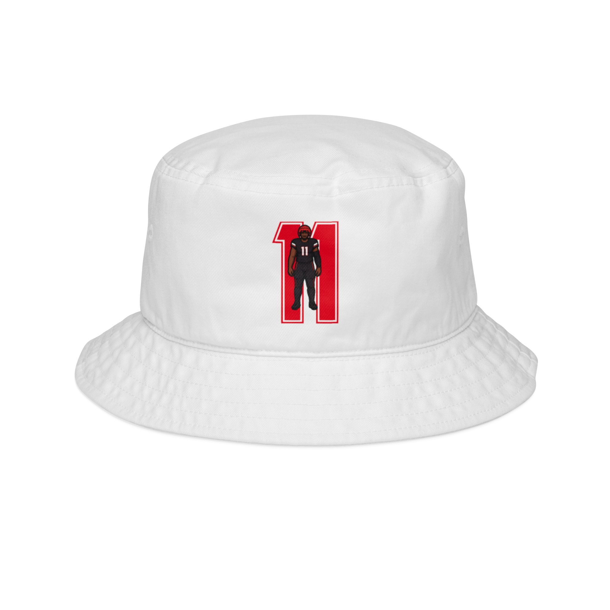 Bucket Hat — character_number in White