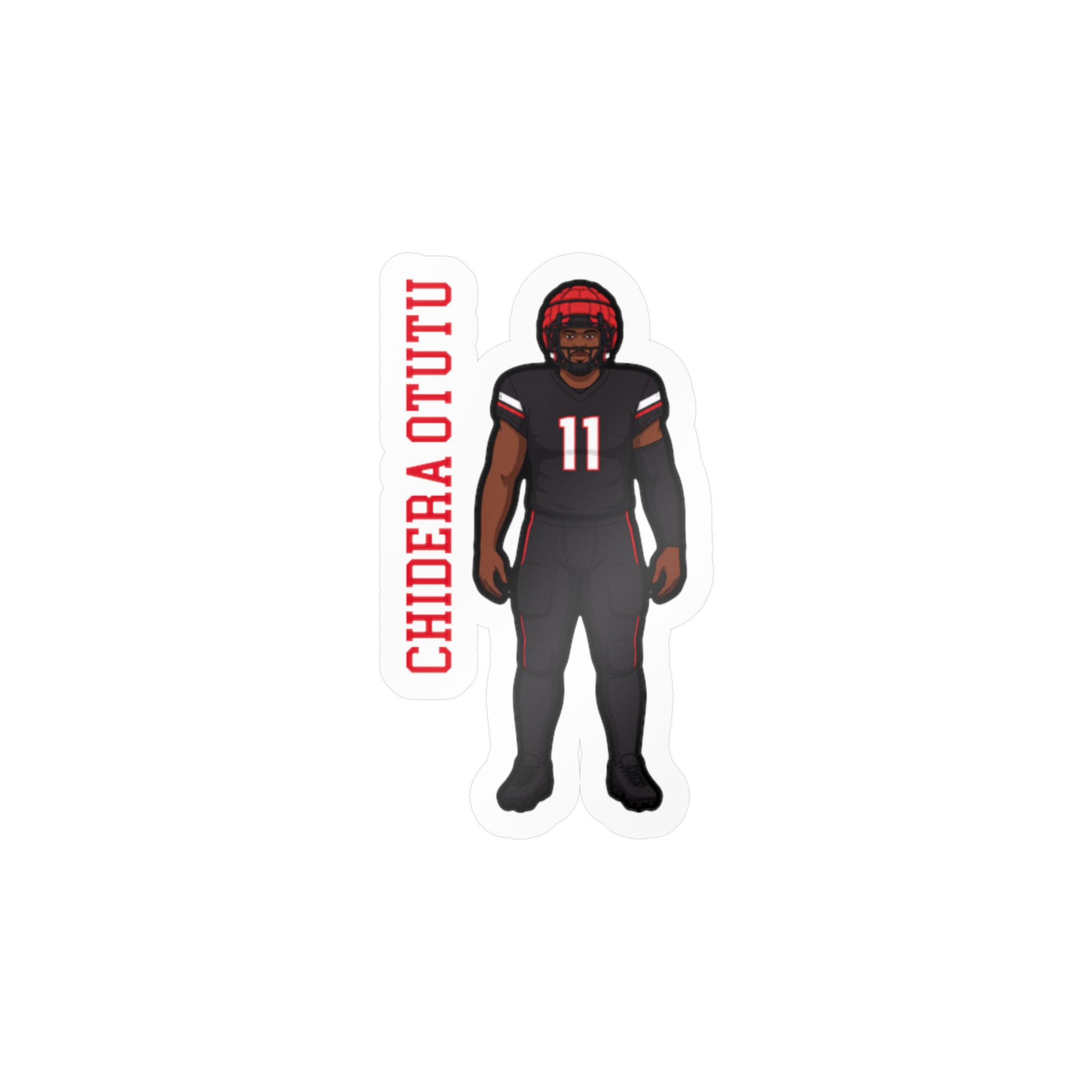 Vinyl Sticker — character_name_vertical in Classic